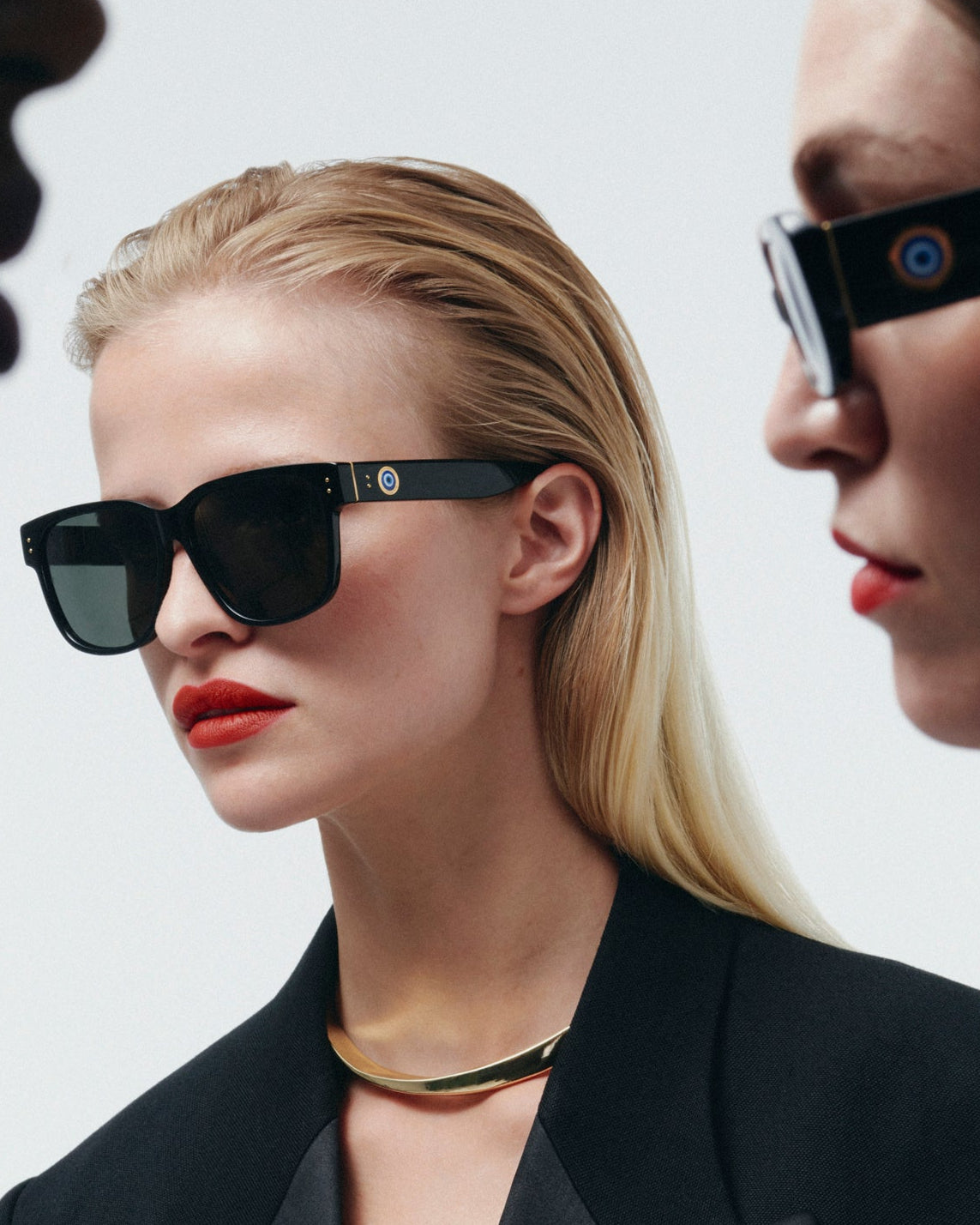 美品The ATTICO x Linda farrow コラボサングラスブラウン 美品The ATTICO x Linda farrow コラボサングラスブラウン