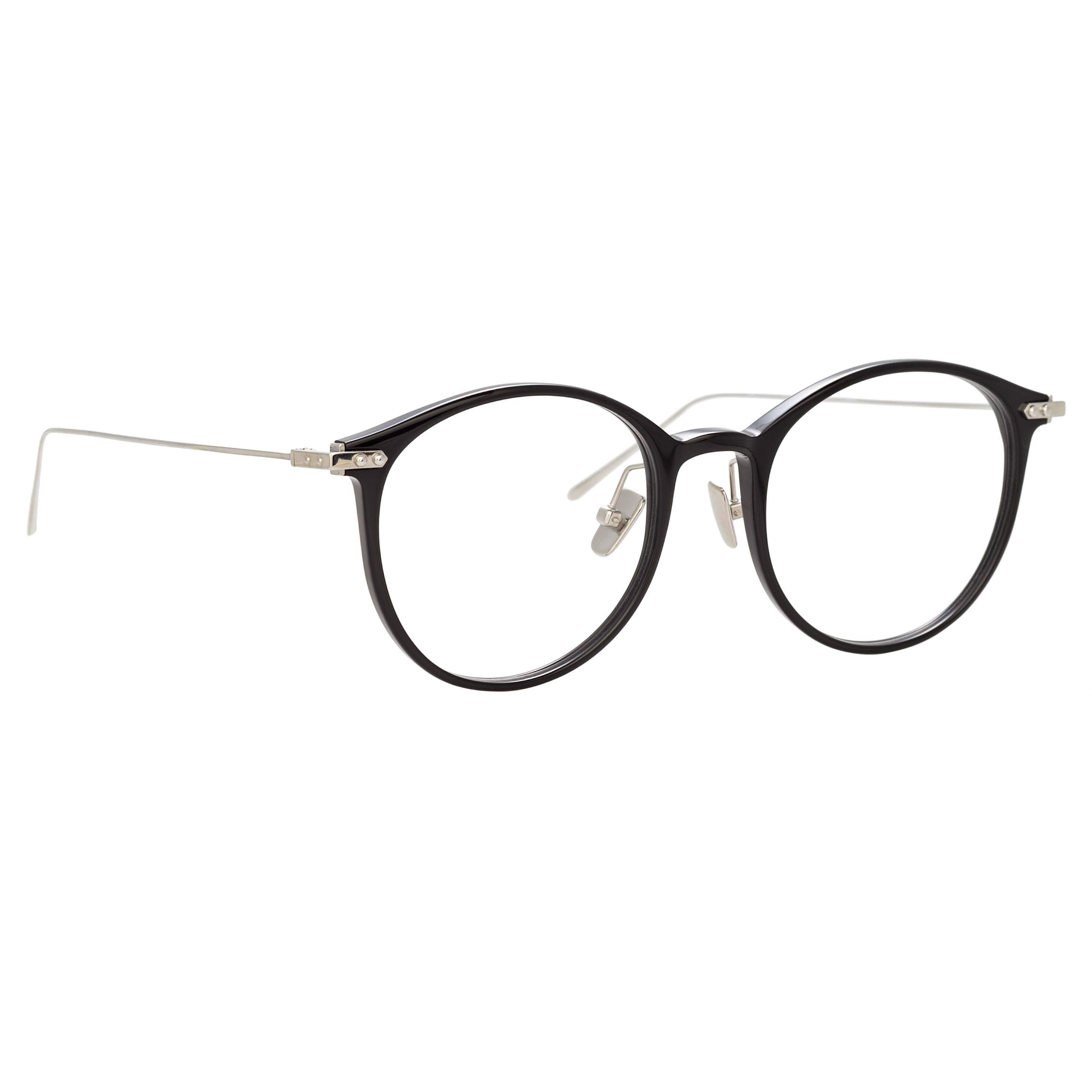 Gray Optical Frame in Black (Asian Fit)