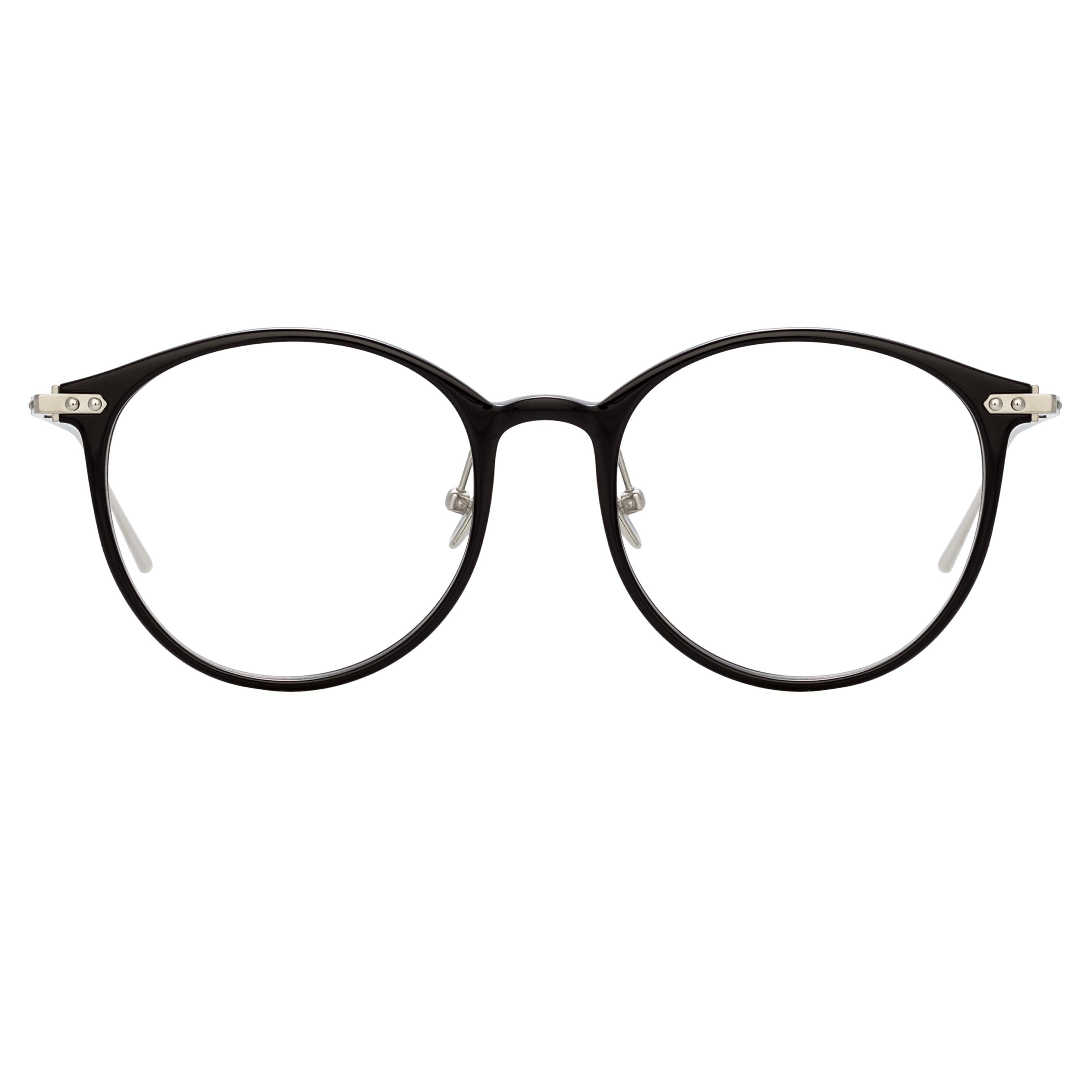 Gray Optical Frame in Black (Asian Fit)