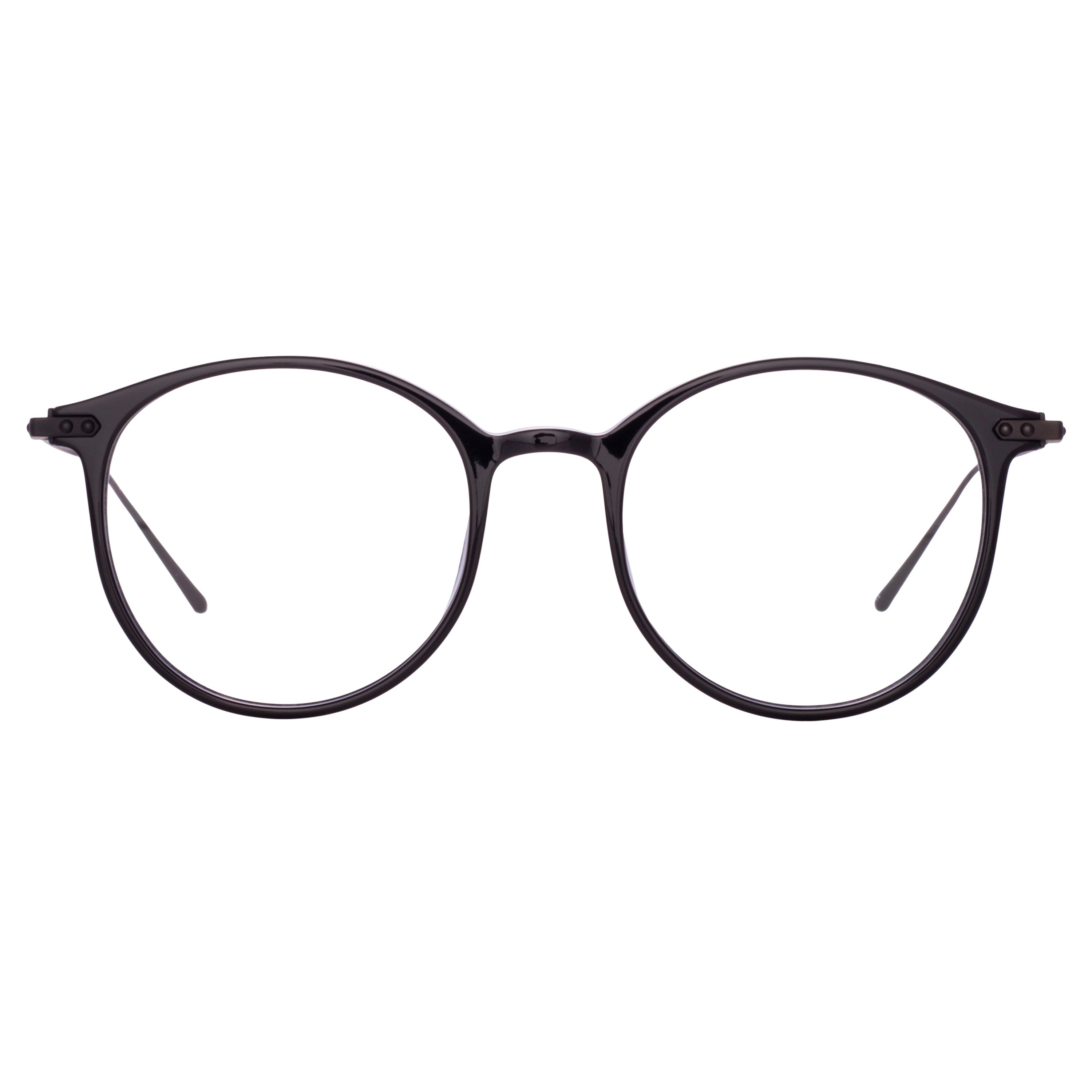 Gray Optical Frame in Black Matt Nickel