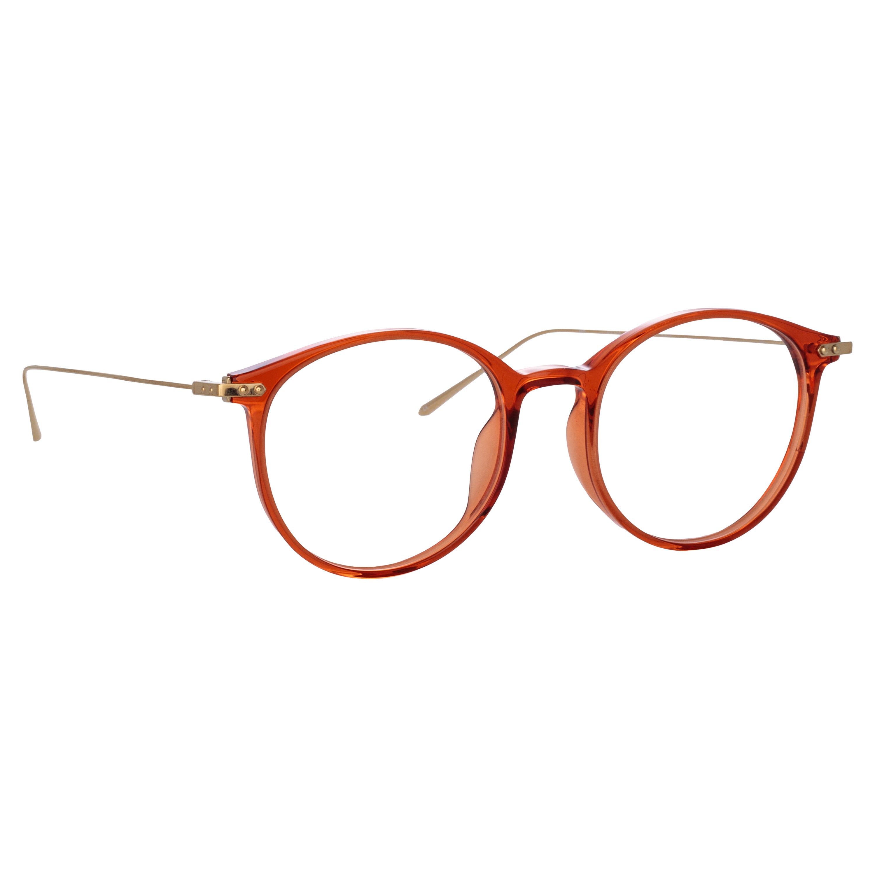 Men's Gray Optical Frame in Amber (Asian Fit)