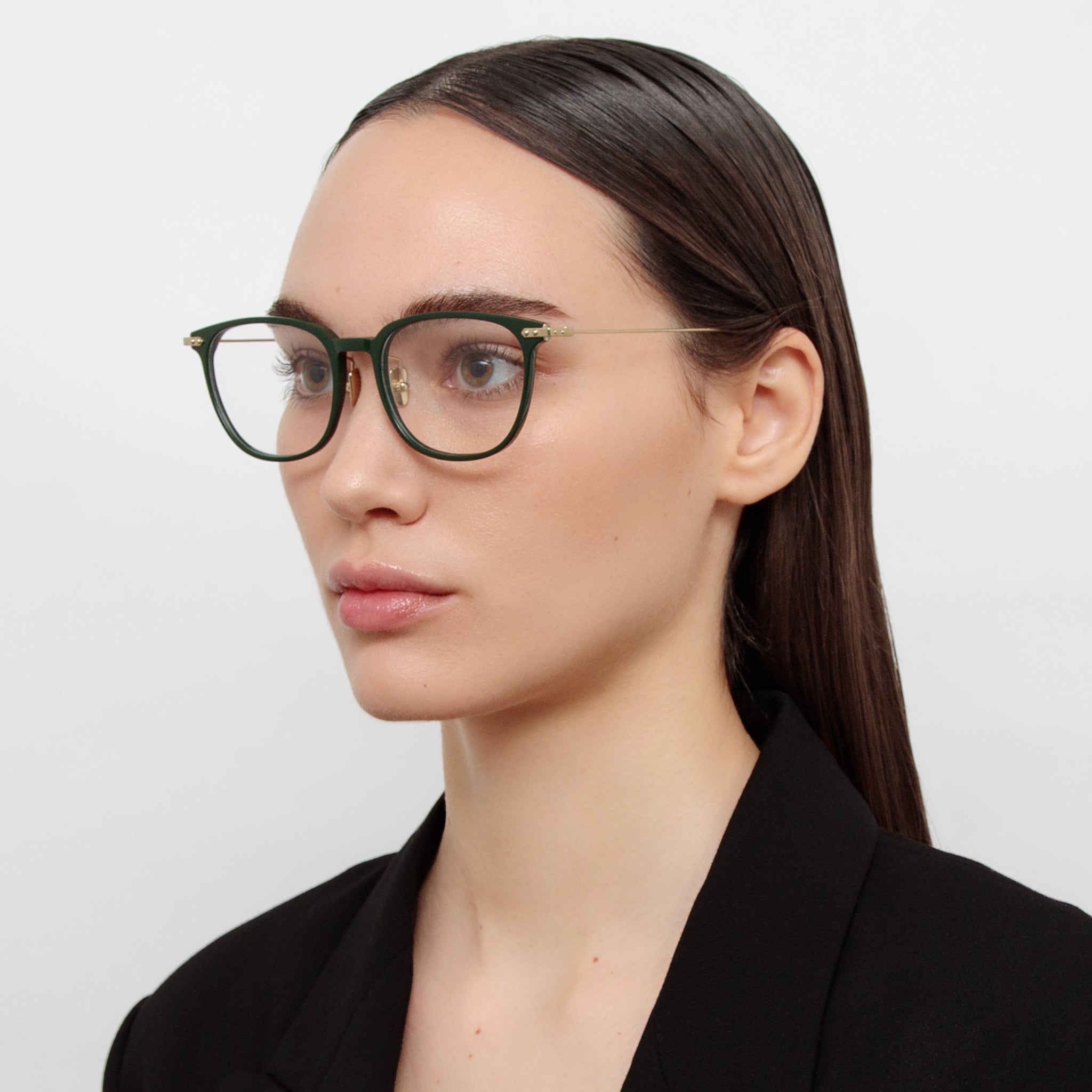 Wright Optical Frame in Forest Green (Asian Fit)