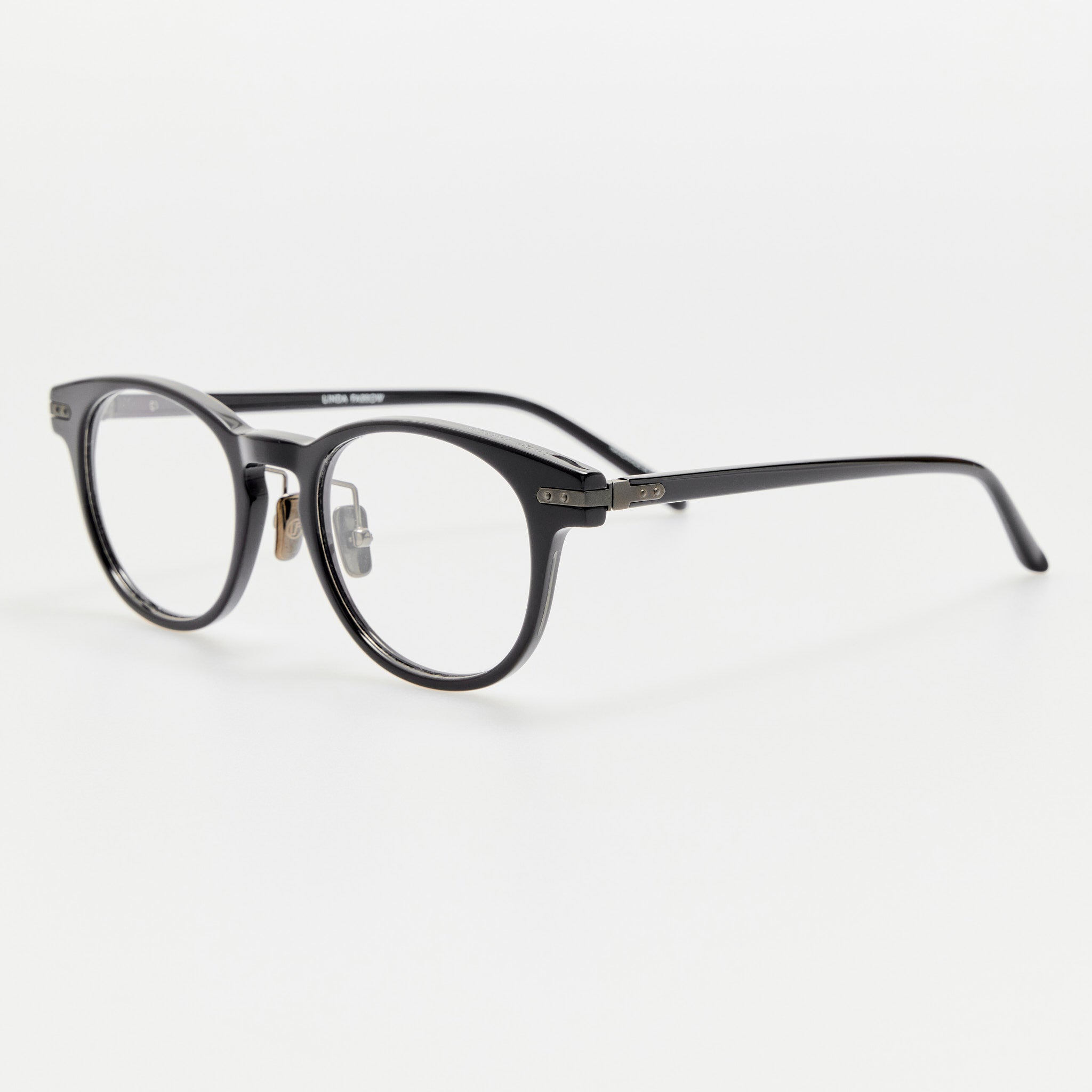 Bay Optical Frame in Matt Black Nickel