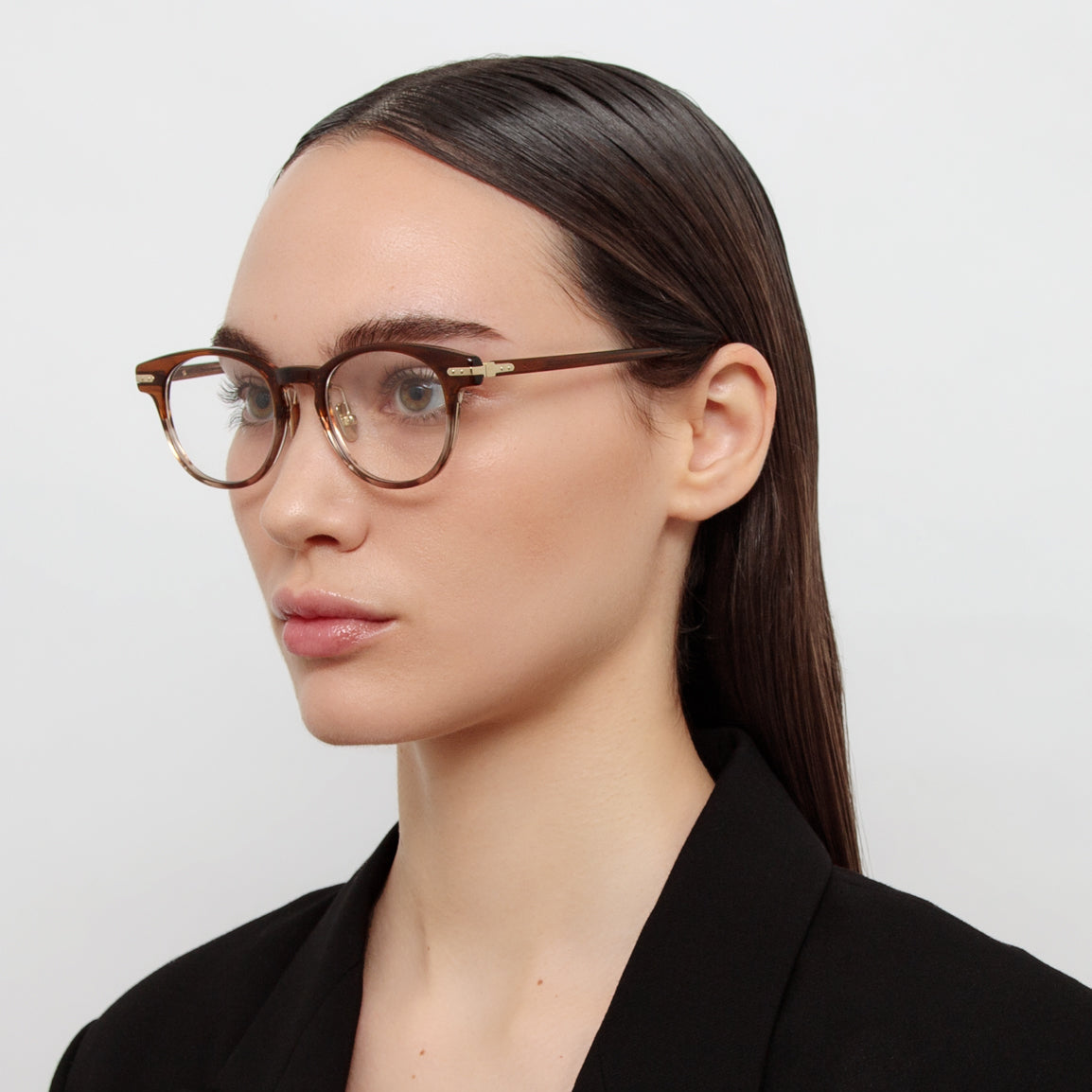 Bay Optical Frame in Caramel Horn