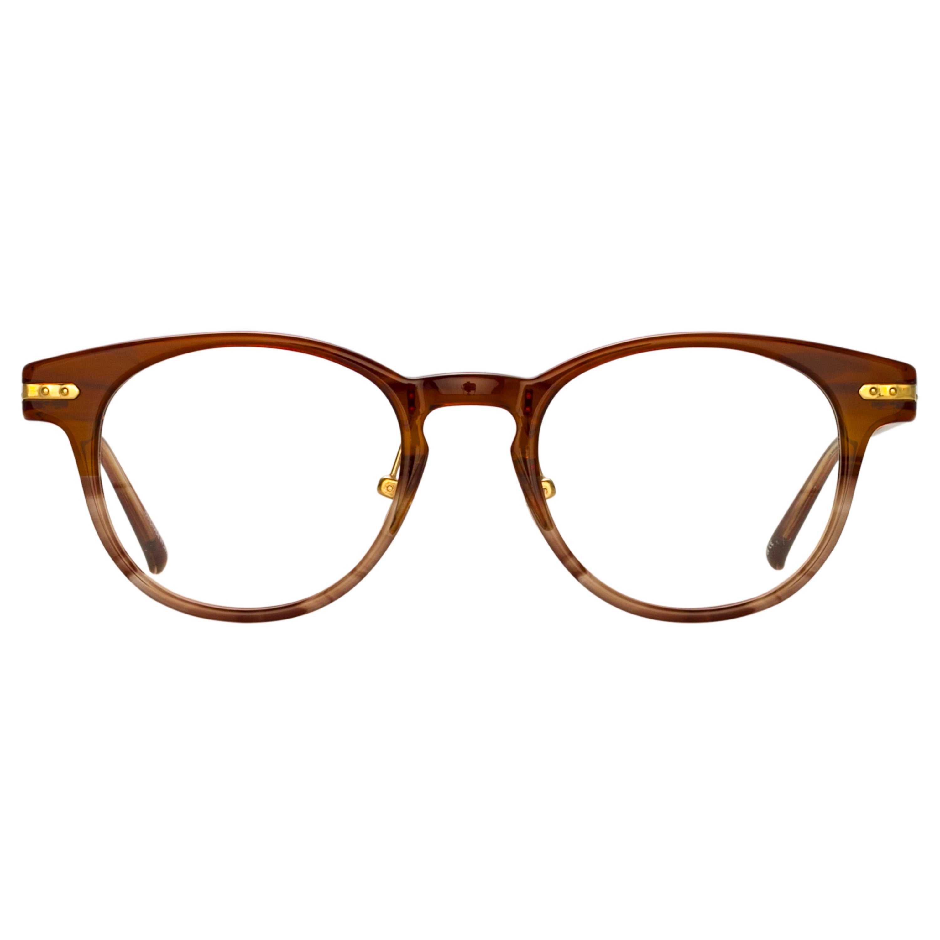 Bay Optical Frame in Caramel Horn