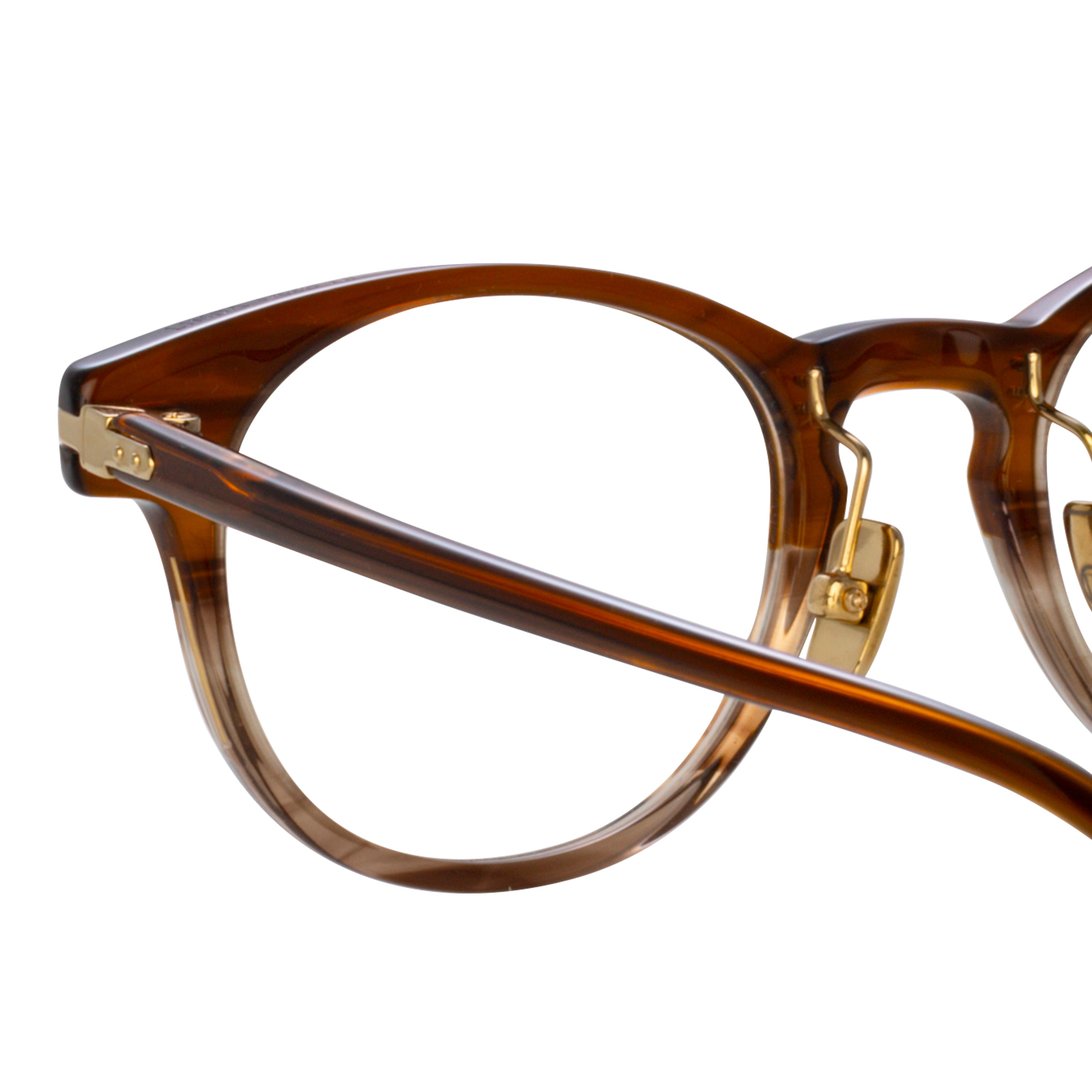 Bay Optical Frame in Caramel Horn