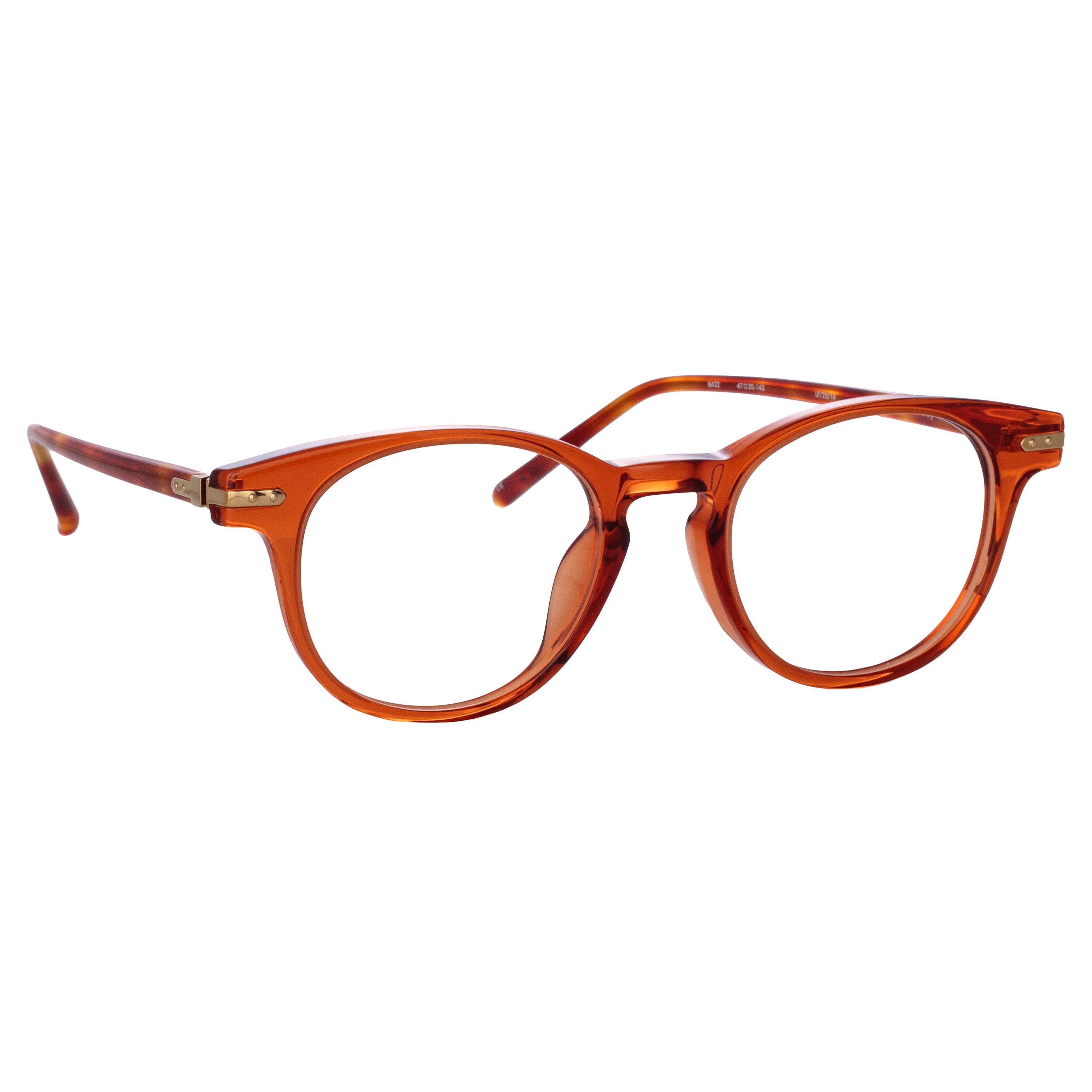 Bay Optical Frame in Amber (Asian Fit)