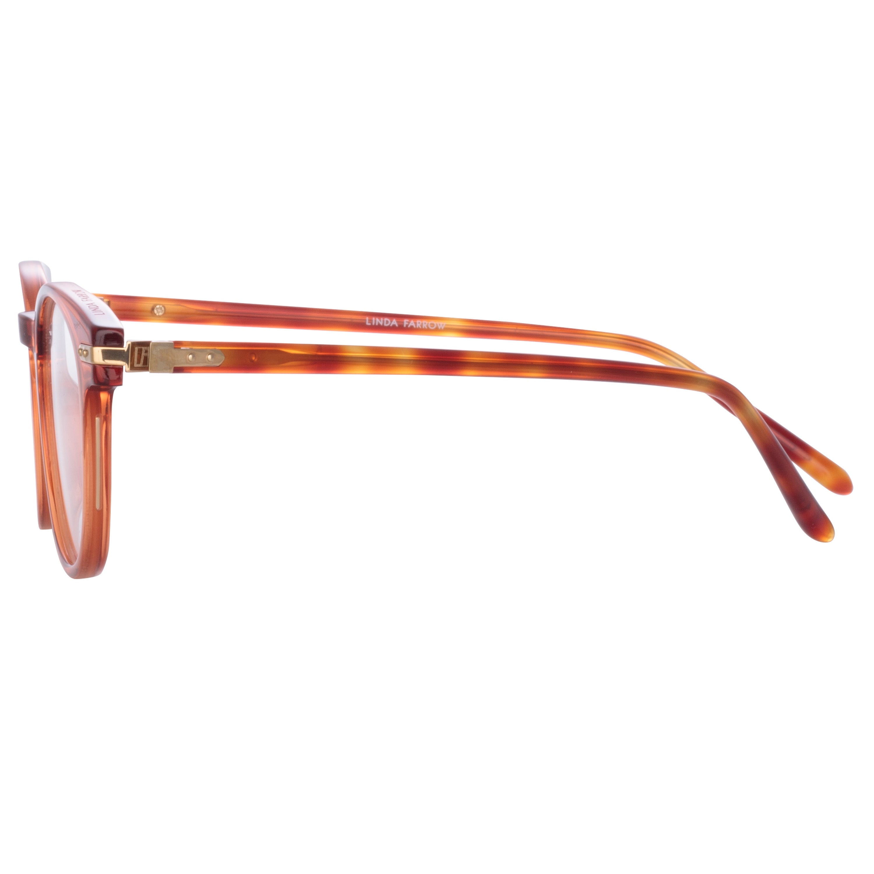 Bay Optical Frame in Amber (Asian Fit)