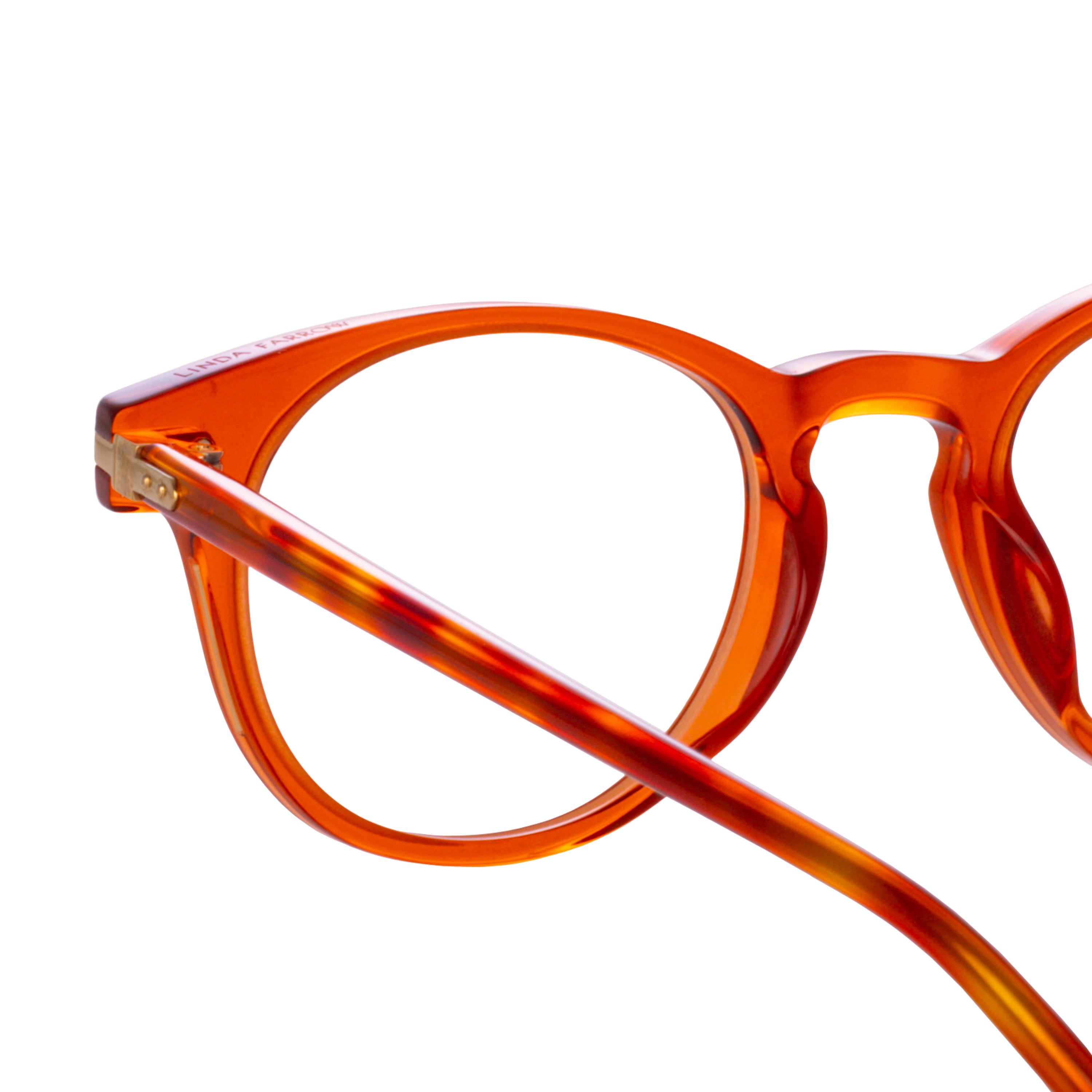 Bay Optical Frame in Amber (Asian Fit)