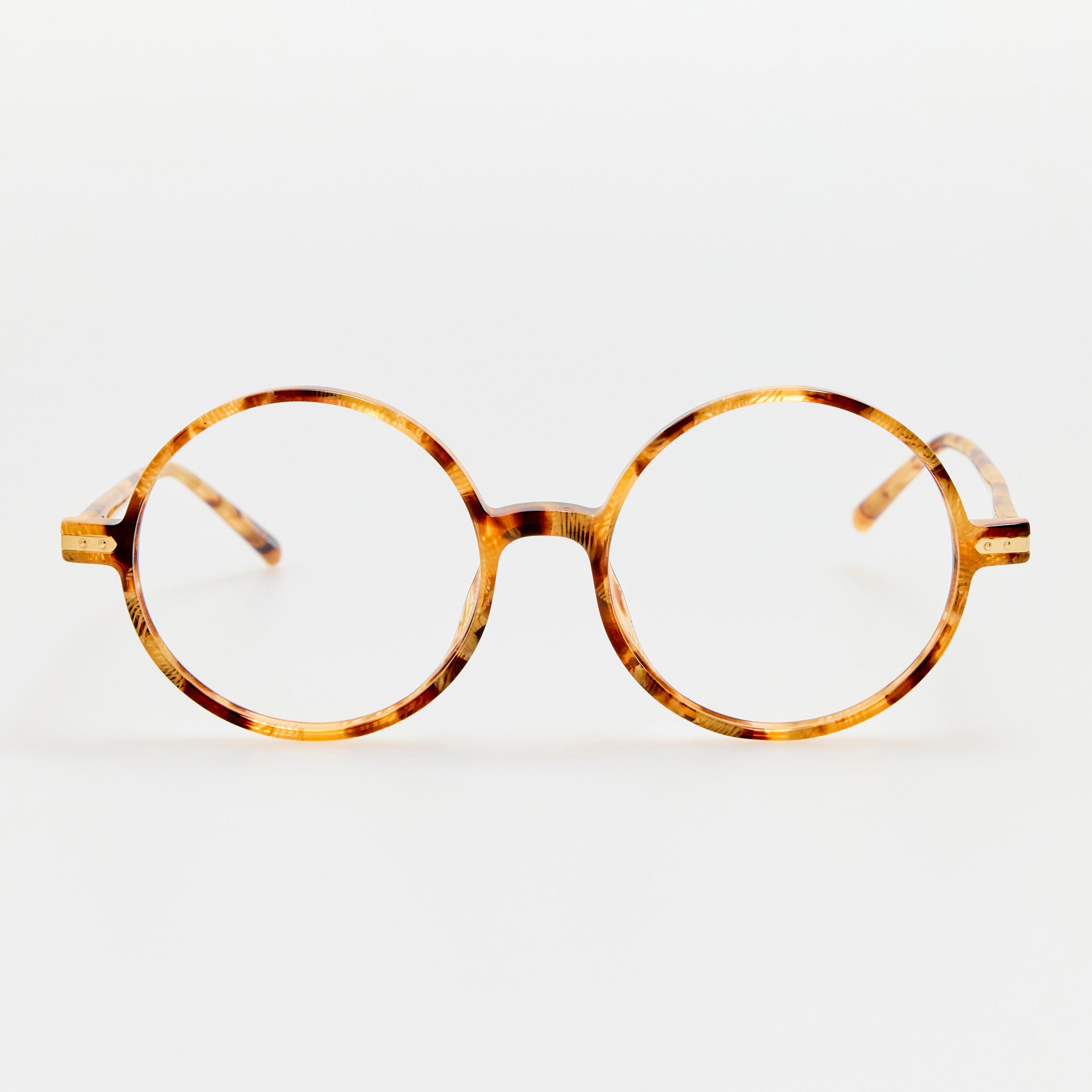 Spire Round Optical Frame in Tobacco Tortoiseshell