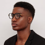 Lane Square Optical Frame in Black Men's (Asian Fit)