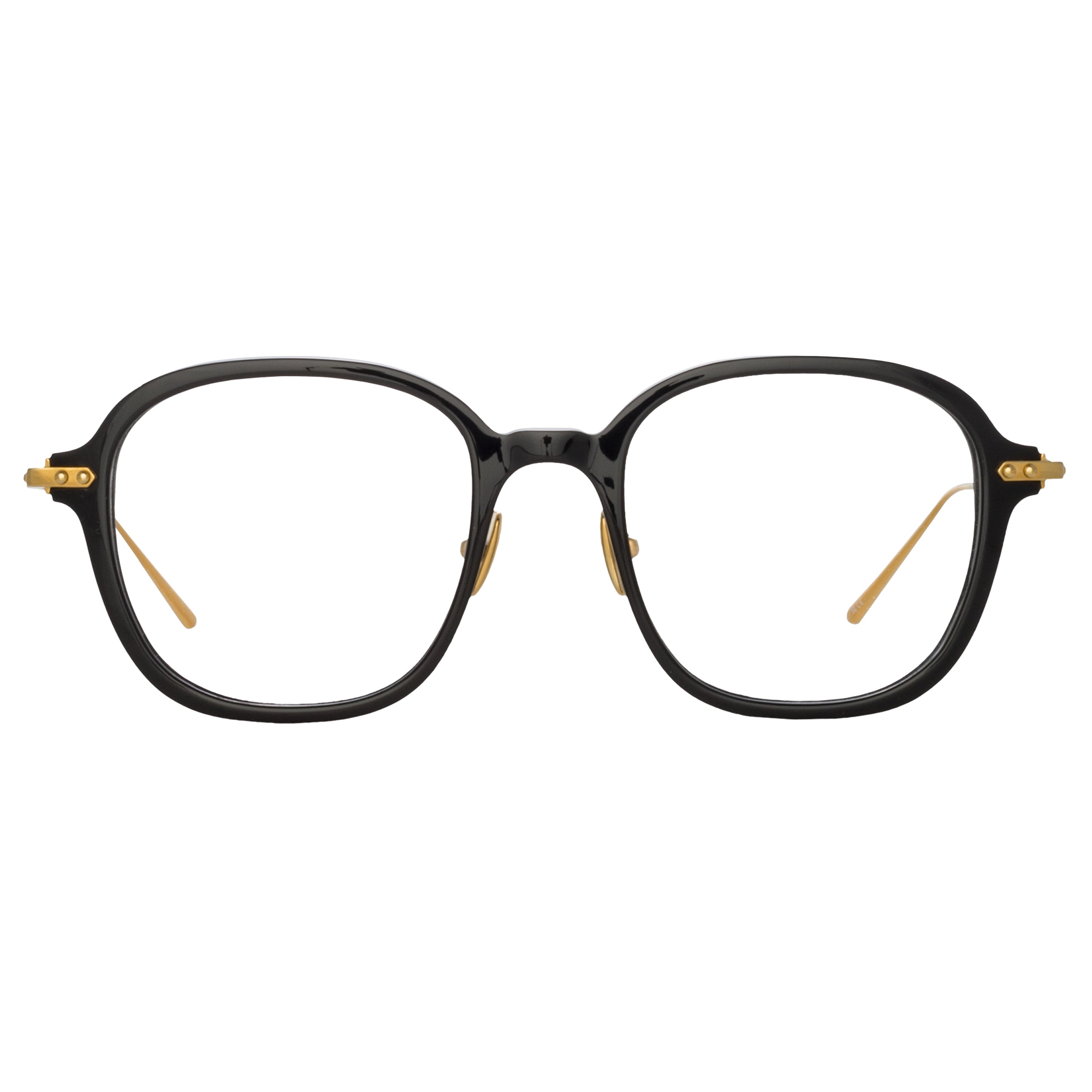 Men's Lane Square Optical Frame in Black