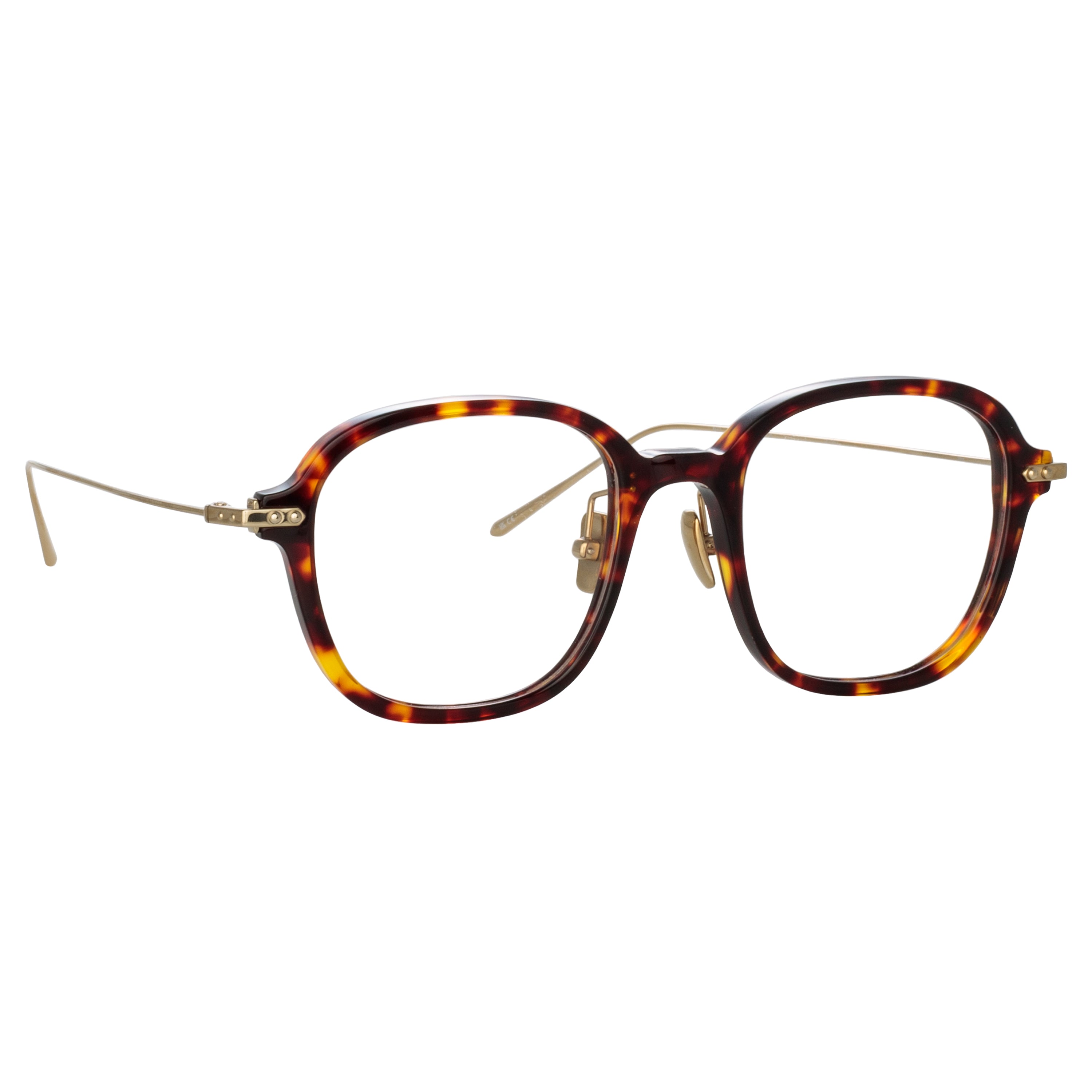 Lane Square Optical Frame in Tortoiseshell (Asian Fit)