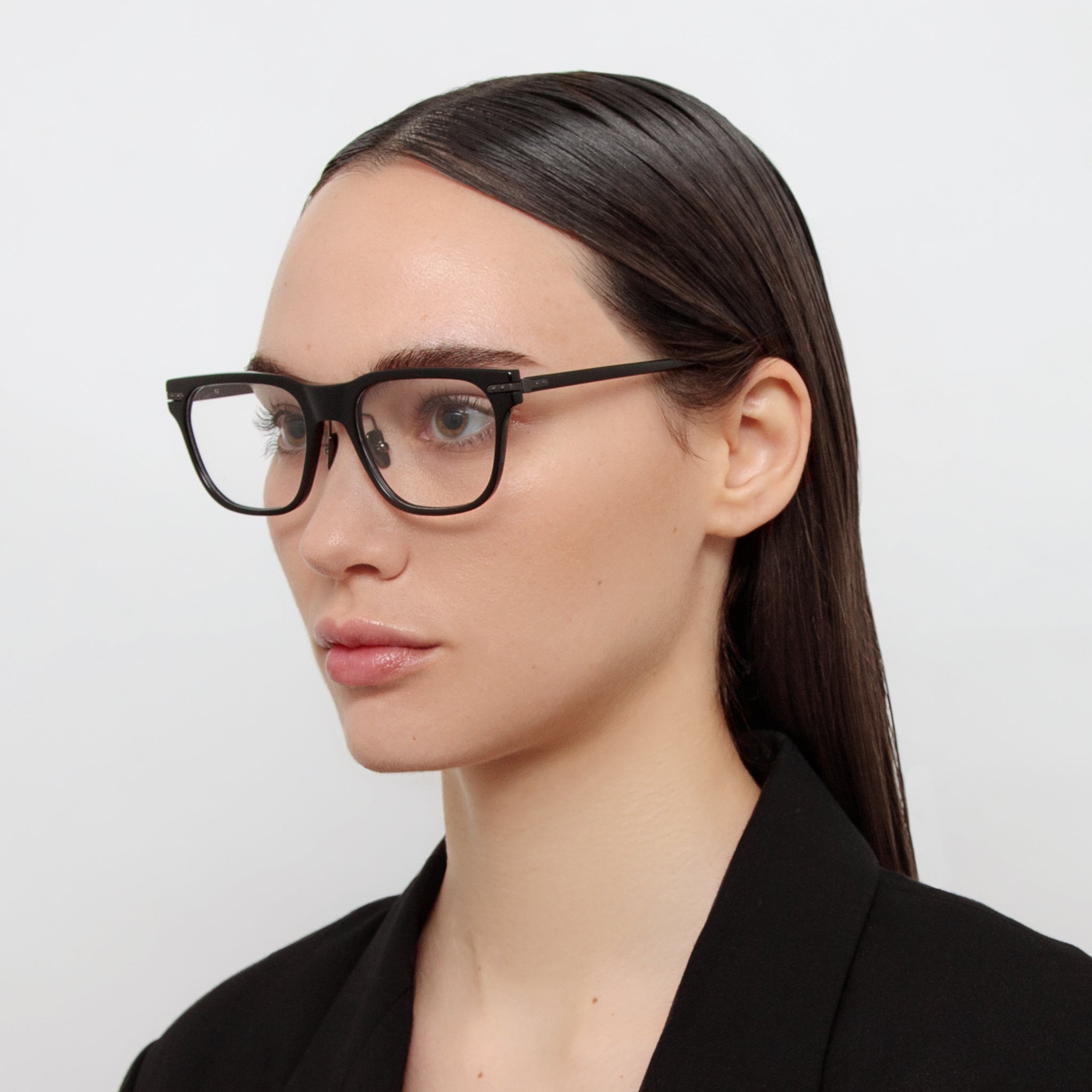 Cove Optical in Black and Matt Nickel (Asian Fit)