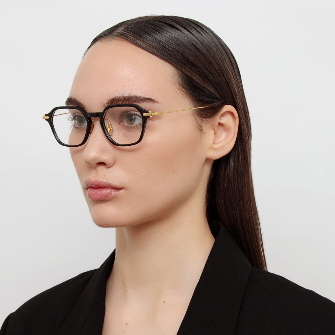 Renzo Optical in Black (Asian Fit)