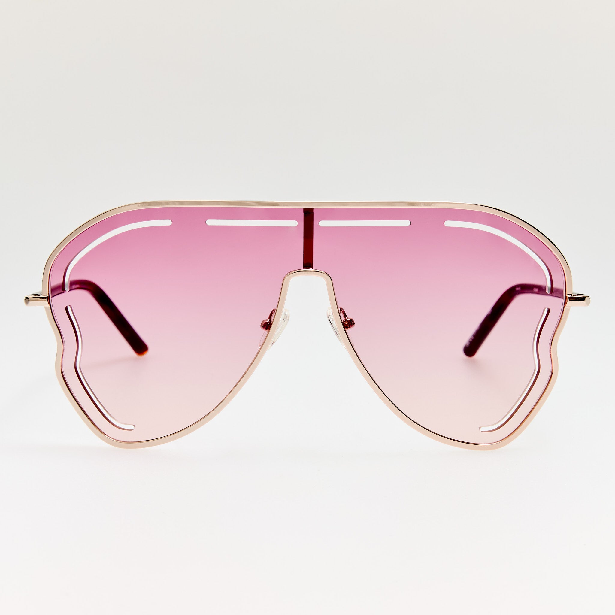 Kika Gardenia Sunglasses in Pink Gradient and Light Gold