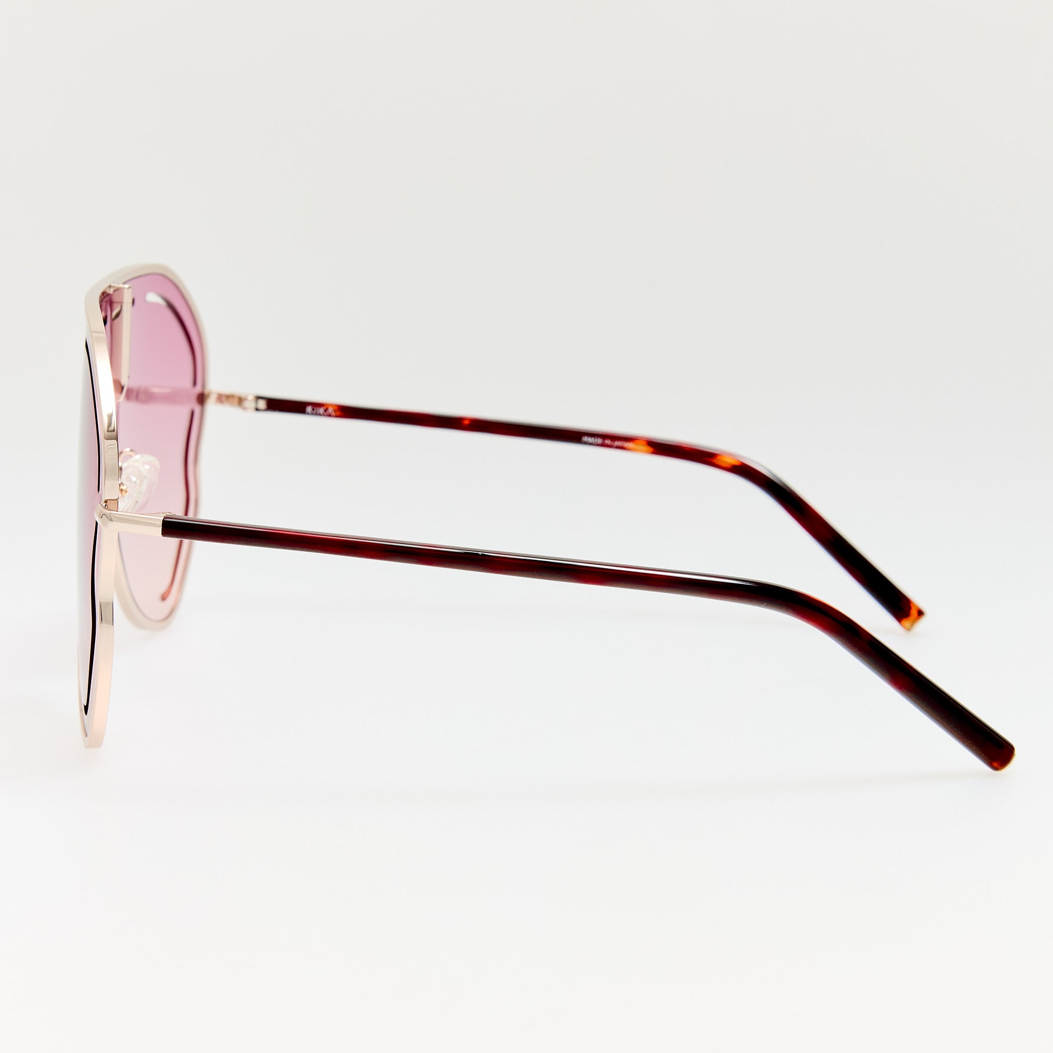 Kika Gardenia Sunglasses in Pink Gradient and Light Gold