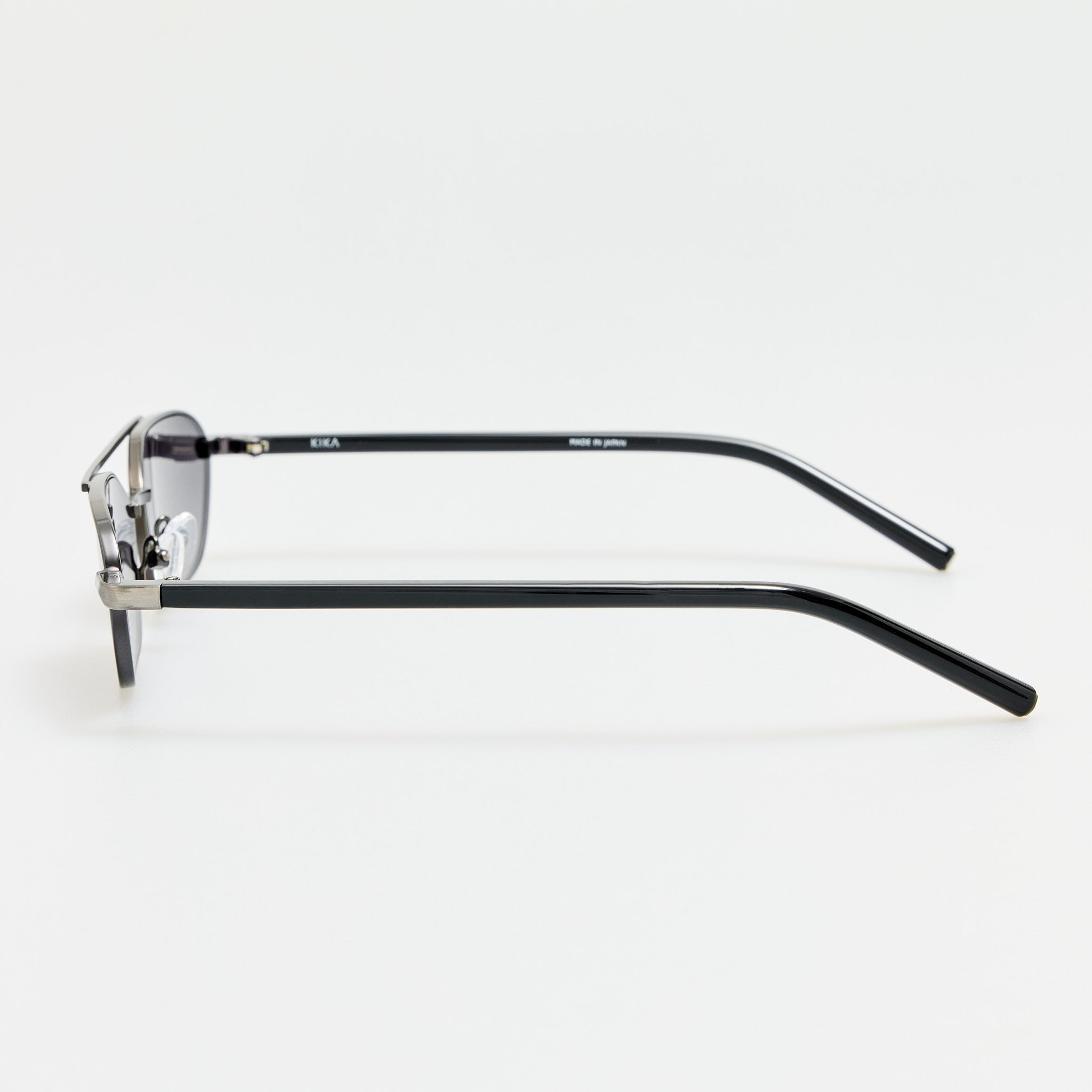 Kika Gloria Sunglasses in Antique Silver and Grey