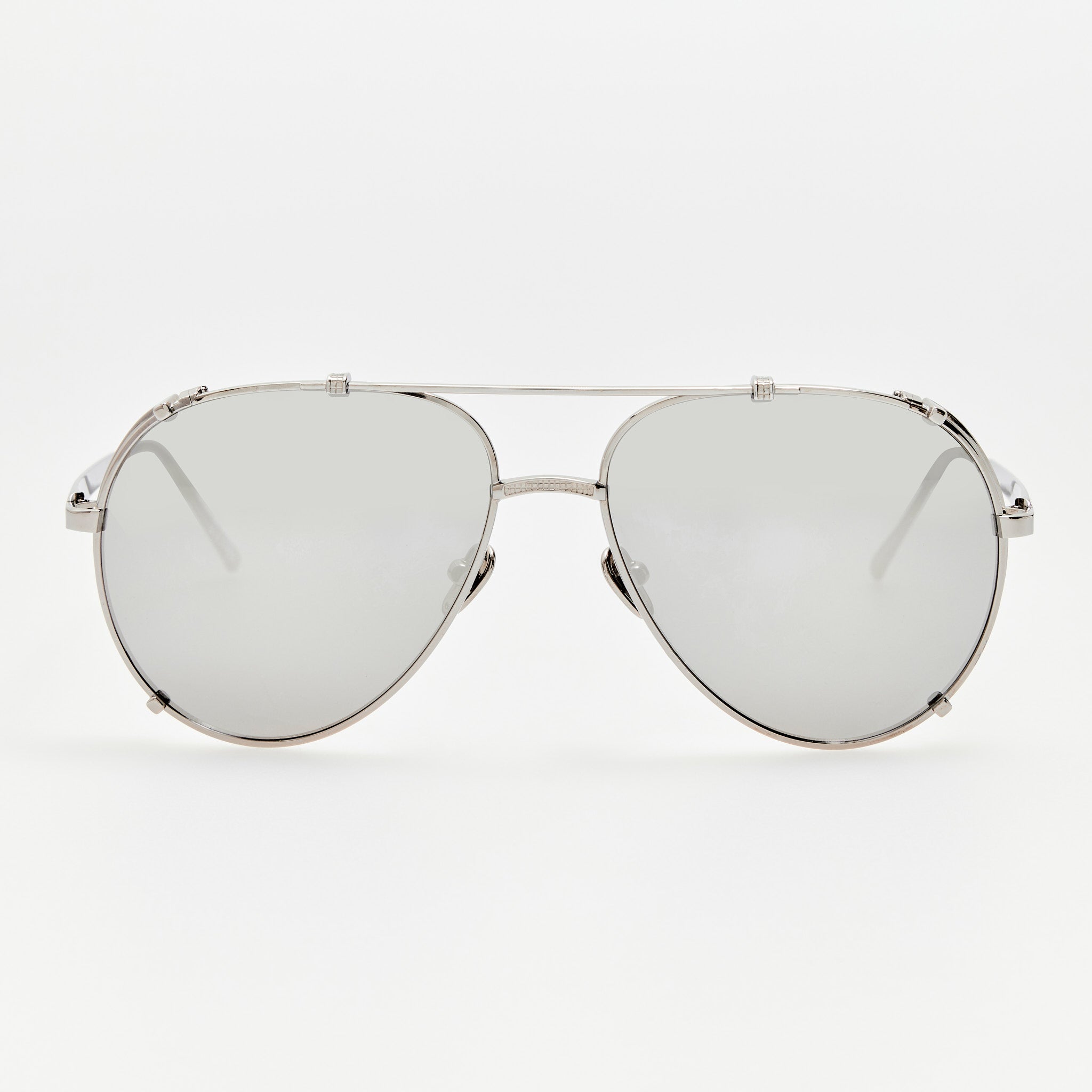 Newman Sunglasses in 22K White Gold and Platinum