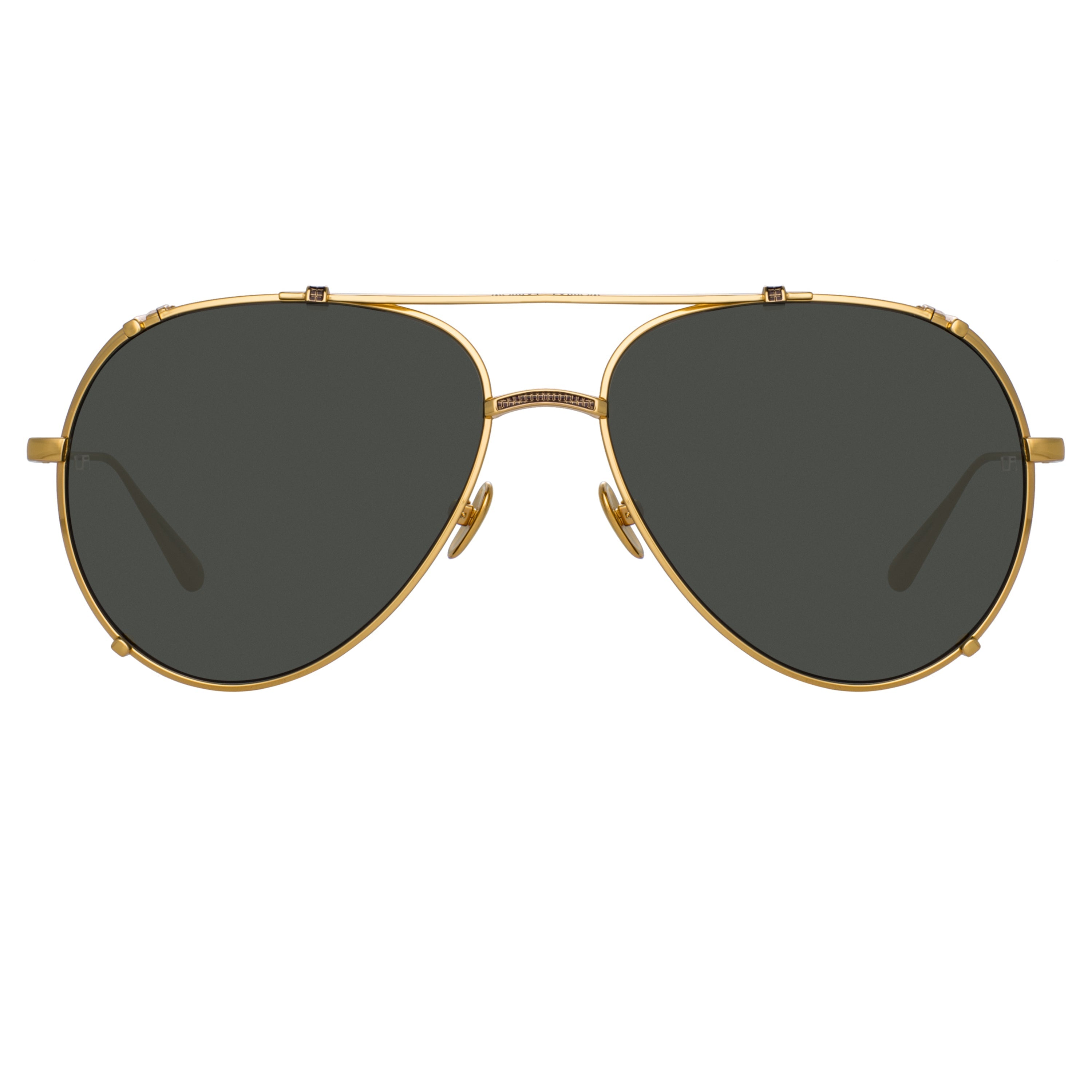 Newman Sunglasses in Yellow Gold