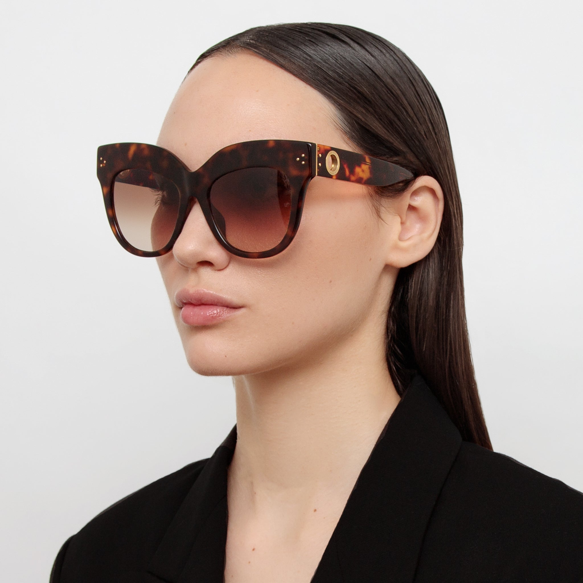 Dunaway Sunglasses in Tortoiseshell Frame