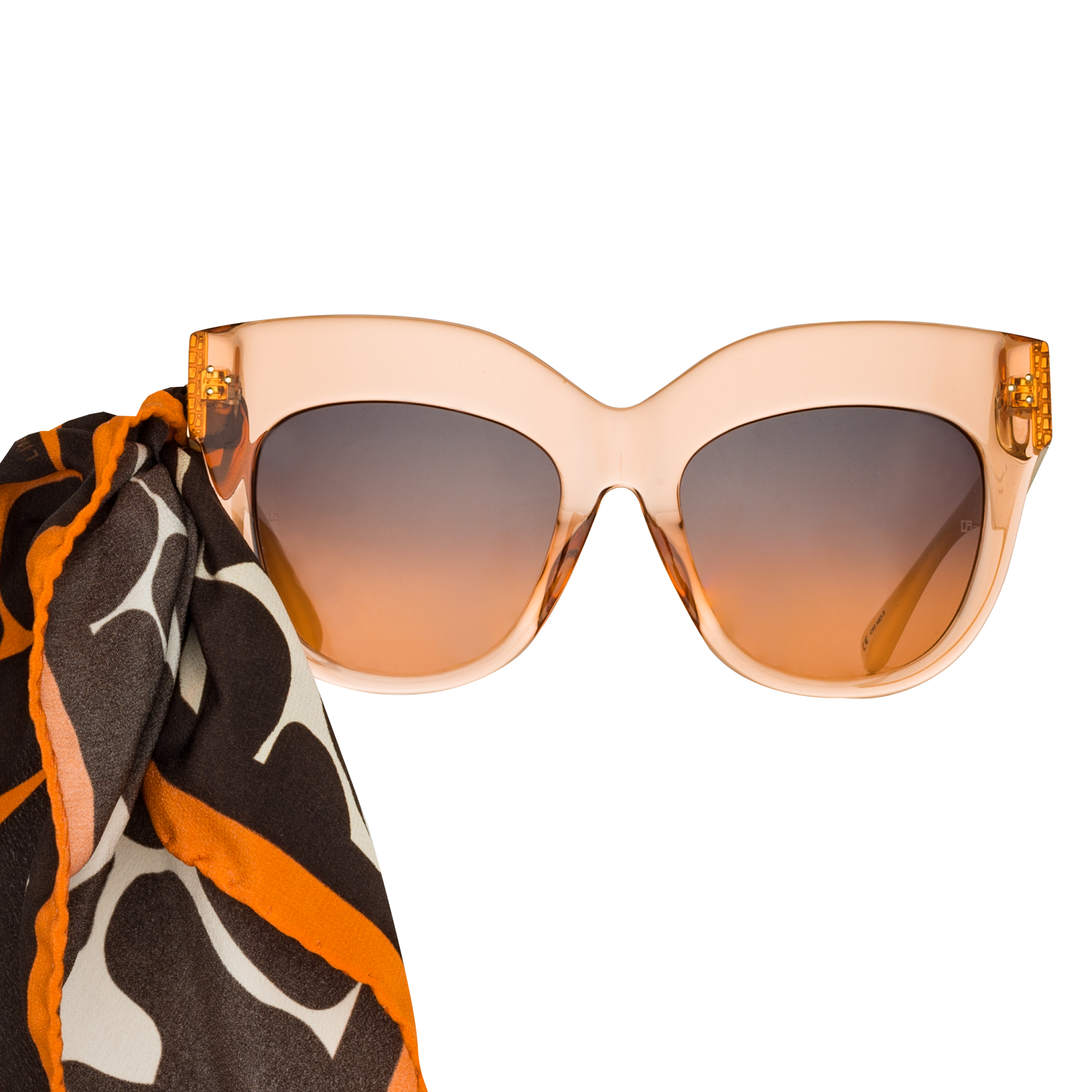 Dunaway Sunglasses in Orange