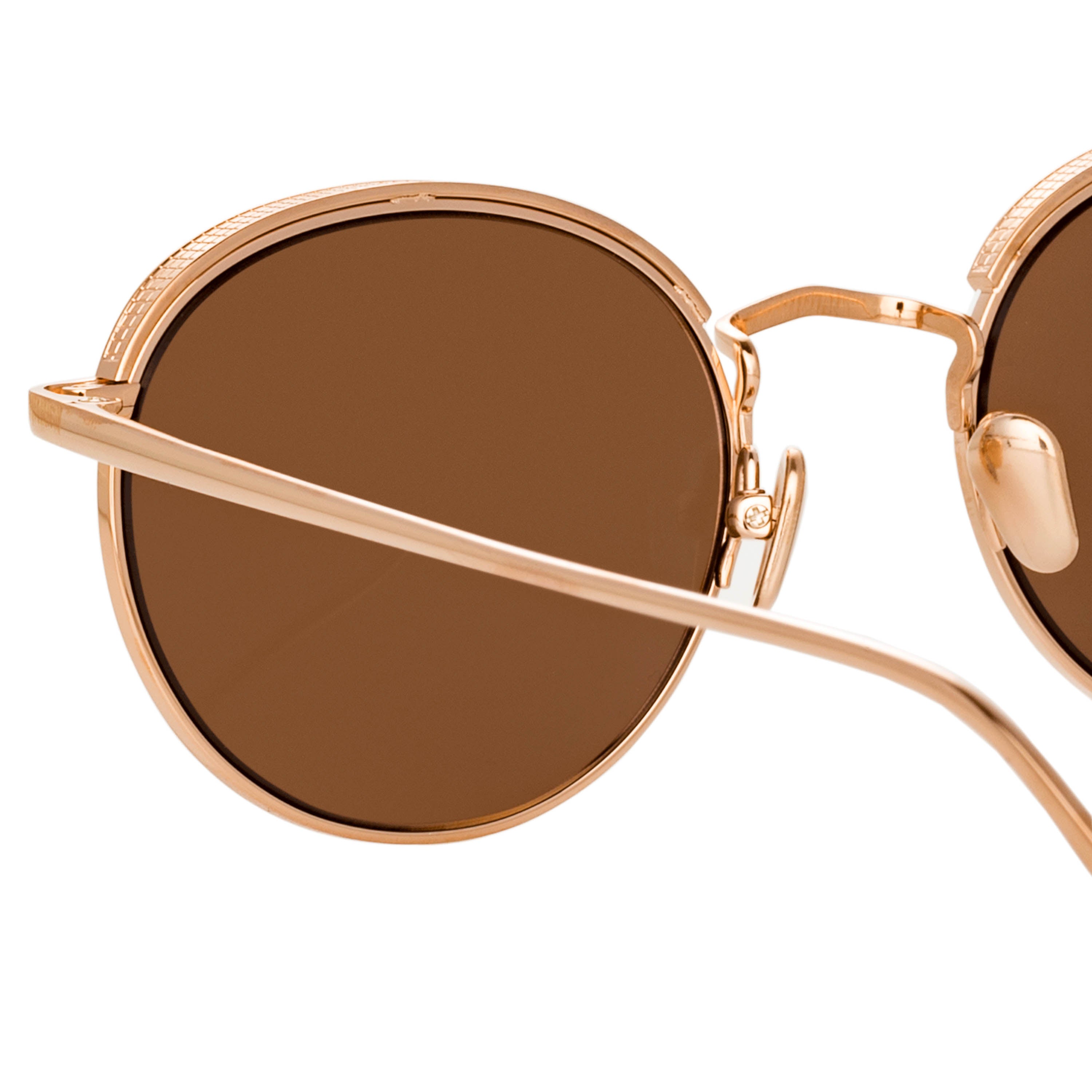 Marlon Sunglasses in Rose Gold