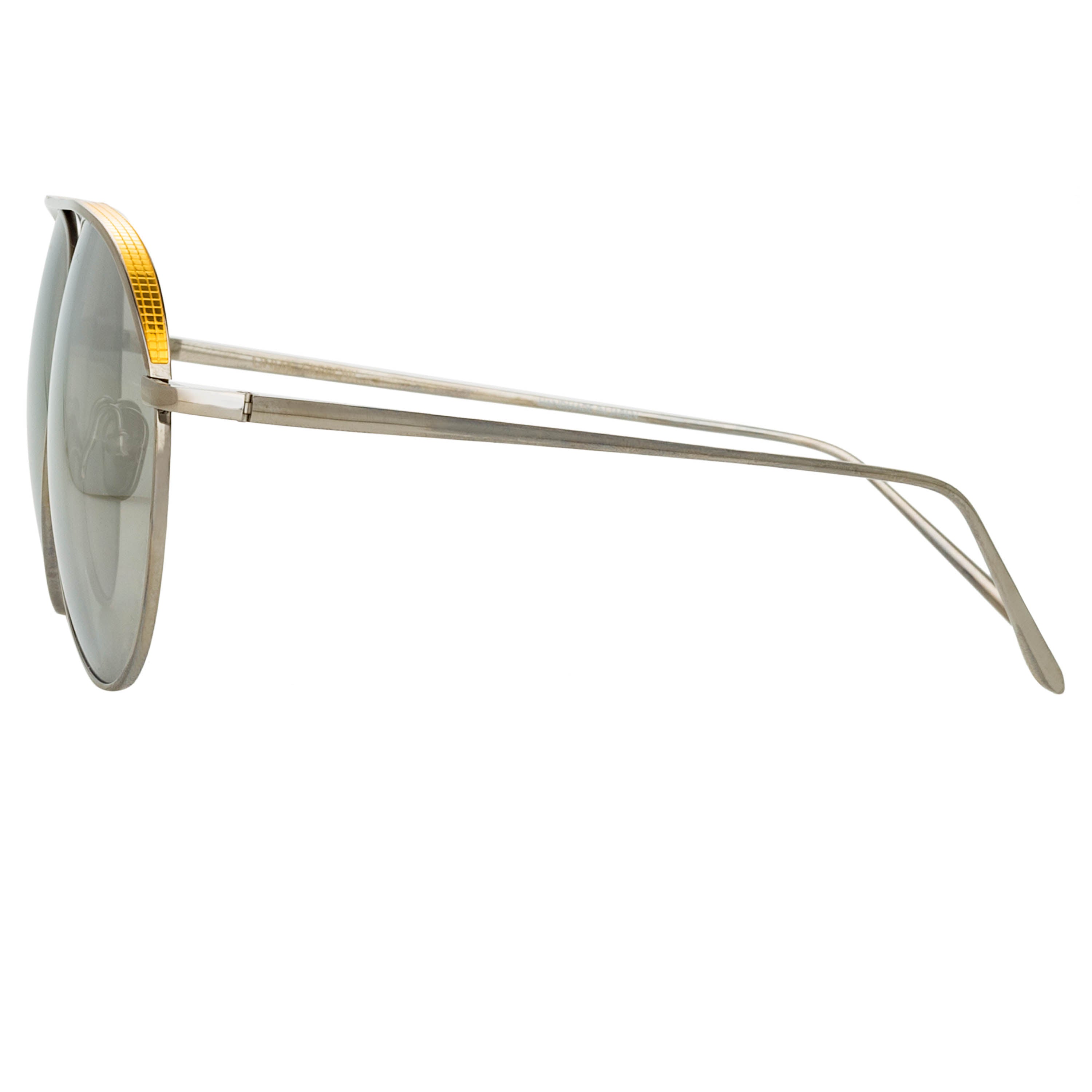 Roberts Sunglasses in White Gold and Platinum