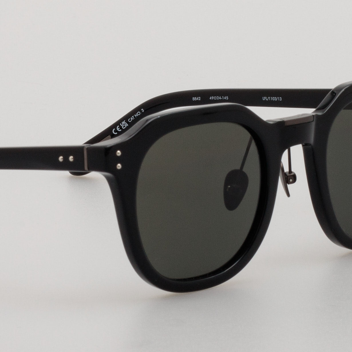 Fletcher Sunglasses in Black Matt Nickel