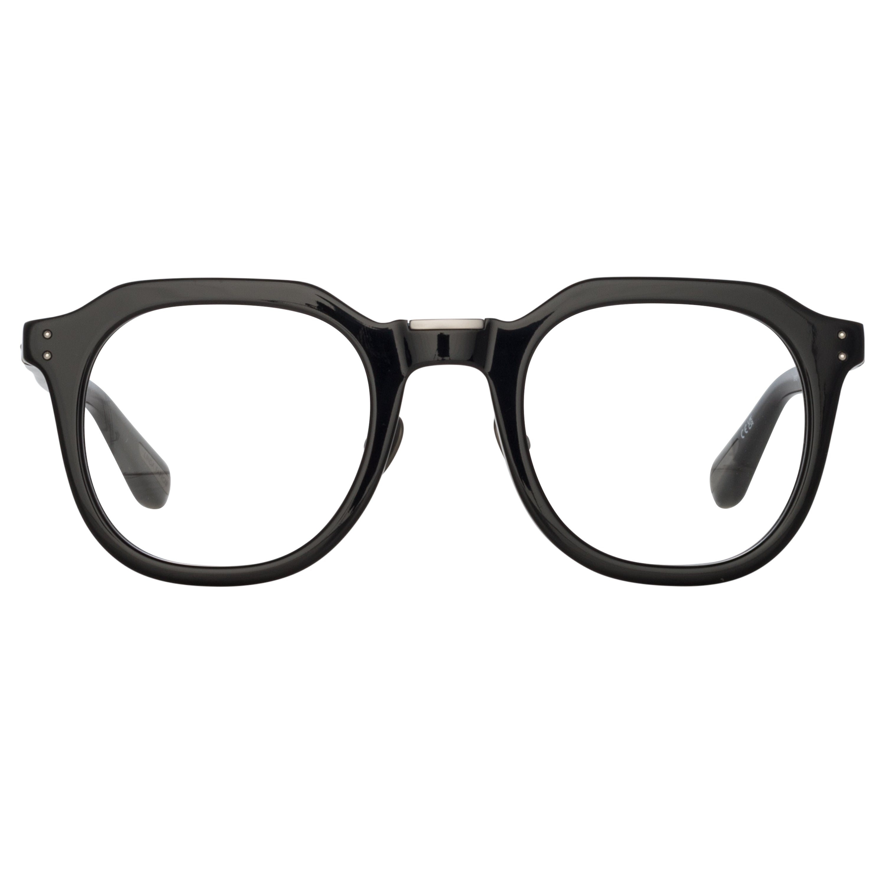 Fletcher Optical Frame in Black and Nickel