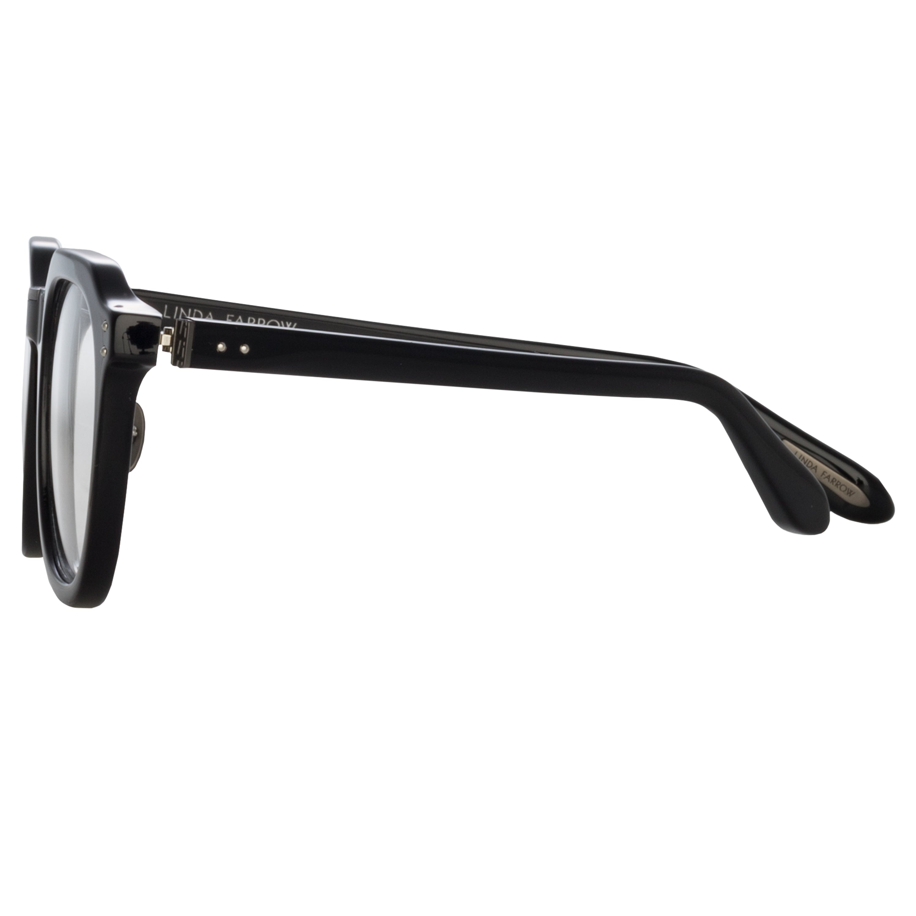 Fletcher Optical Frame in Black and Nickel