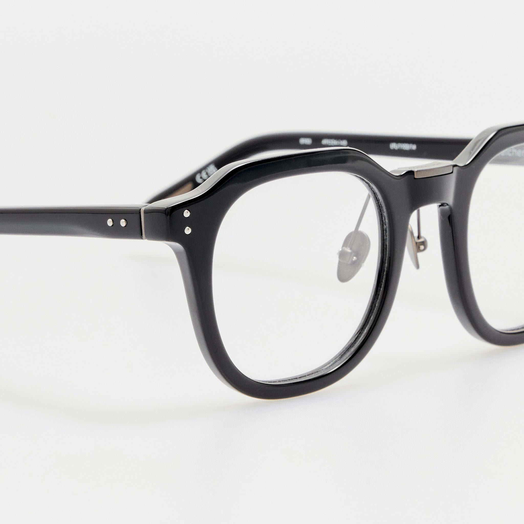Fletcher Optical Frame in Matt Black Nickel