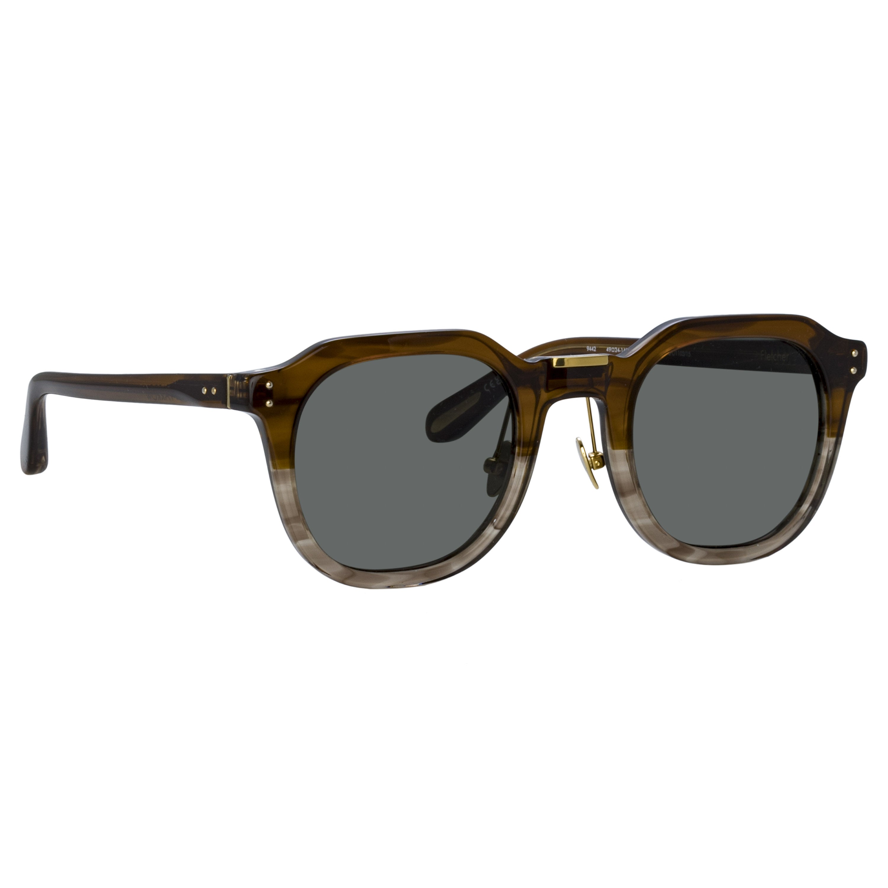 Fletcher Sunglasses in Caramel Horn