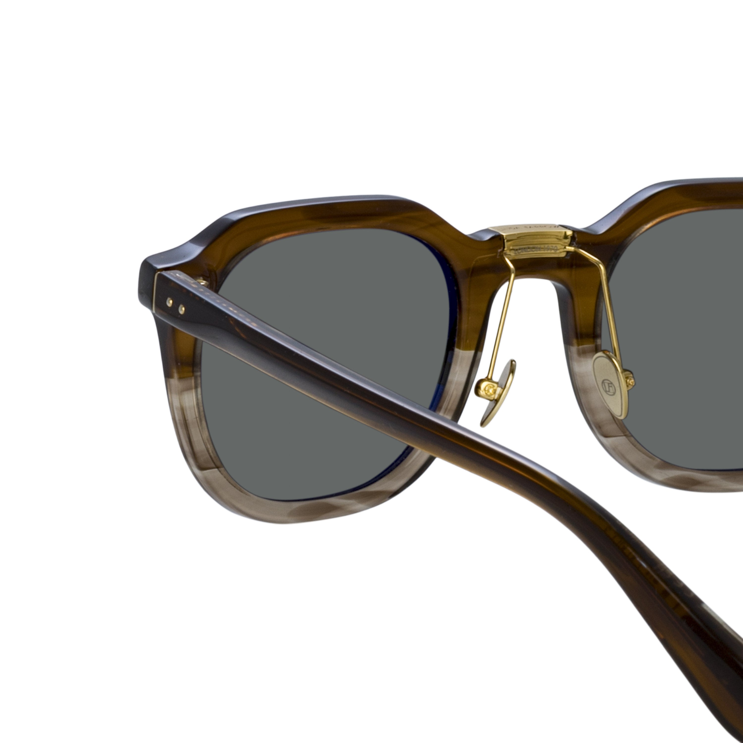 Fletcher Sunglasses in Caramel Horn