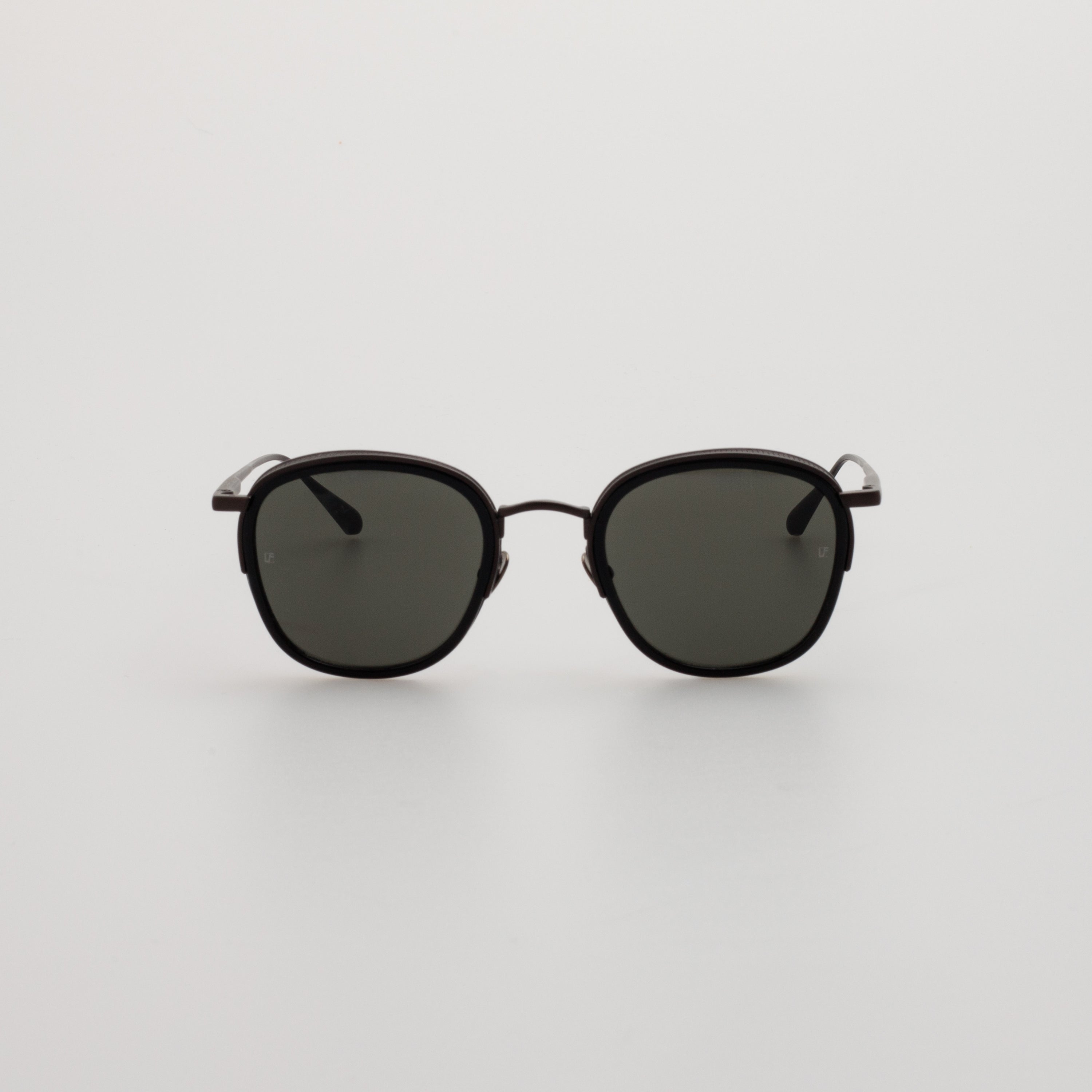 Aldrin Sunglasses in Black and Matt Nickel