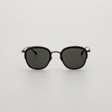 Aldrin Sunglasses in Black and Matt Nickel