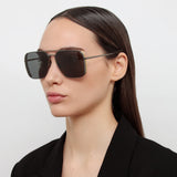 Asher Sunglasses in Nickel