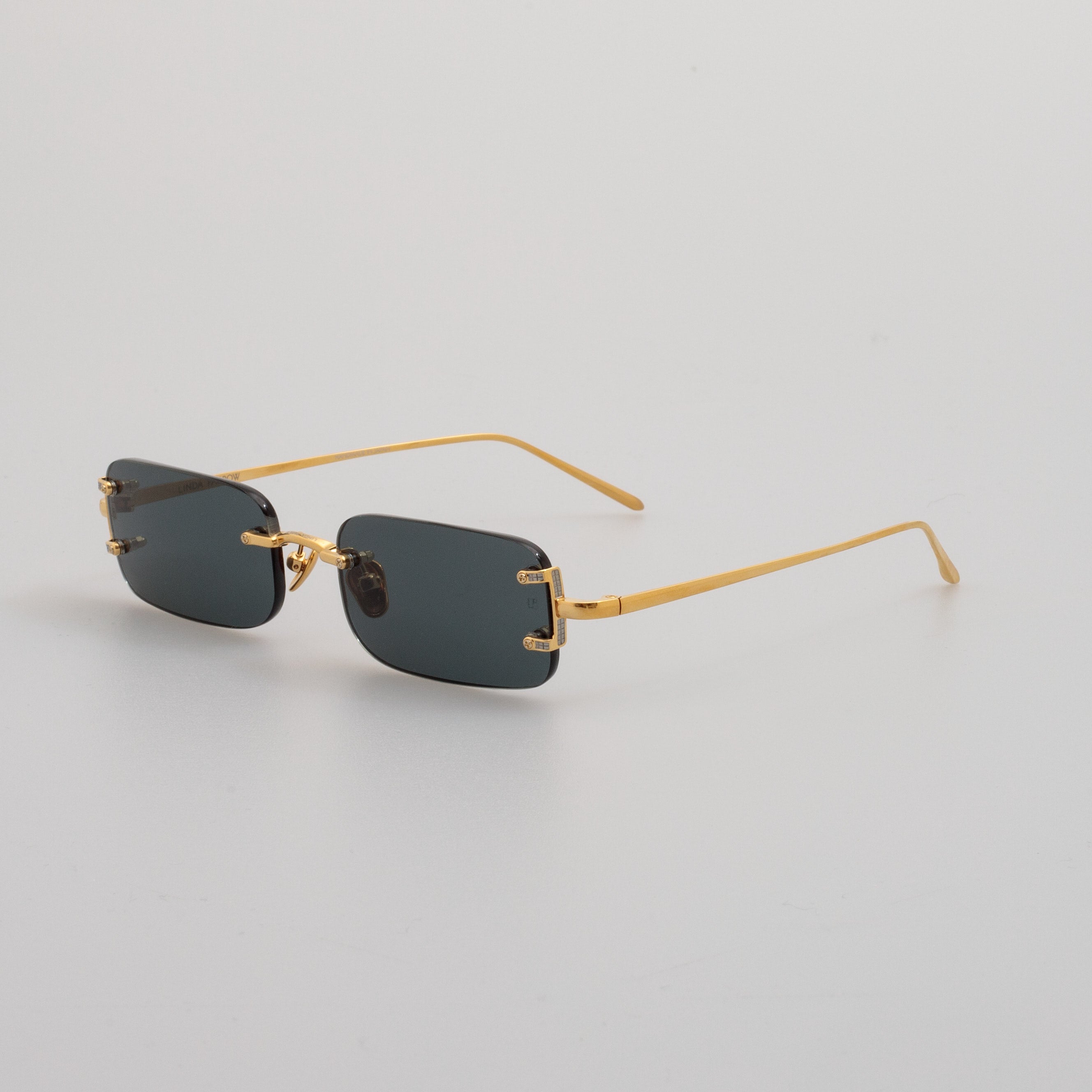 Taylor Sunglasses in Yellow Gold and Green