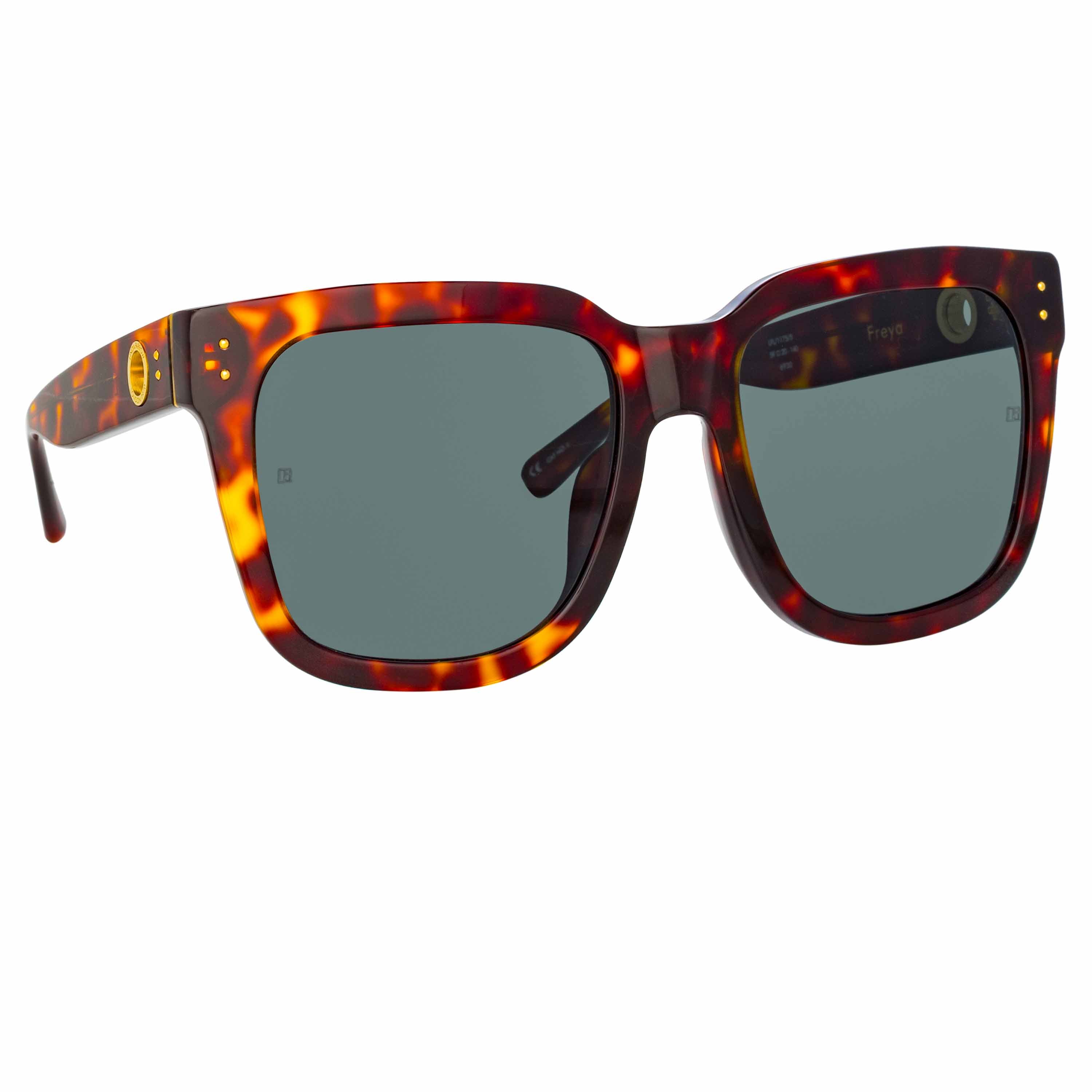 Freya Square Sunglasses in Tortoiseshell