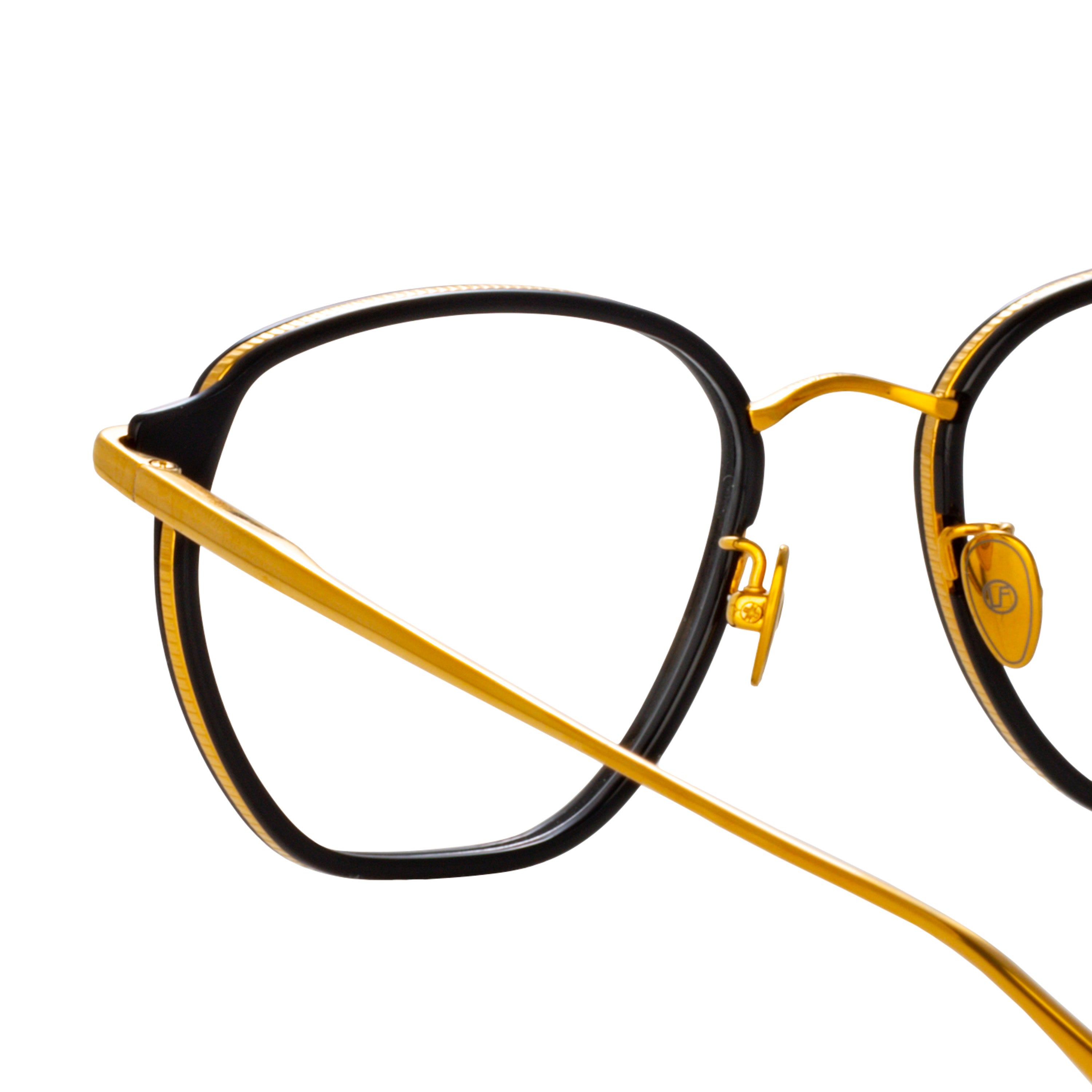 Men's Danilo Optical Frame in Yellow Gold