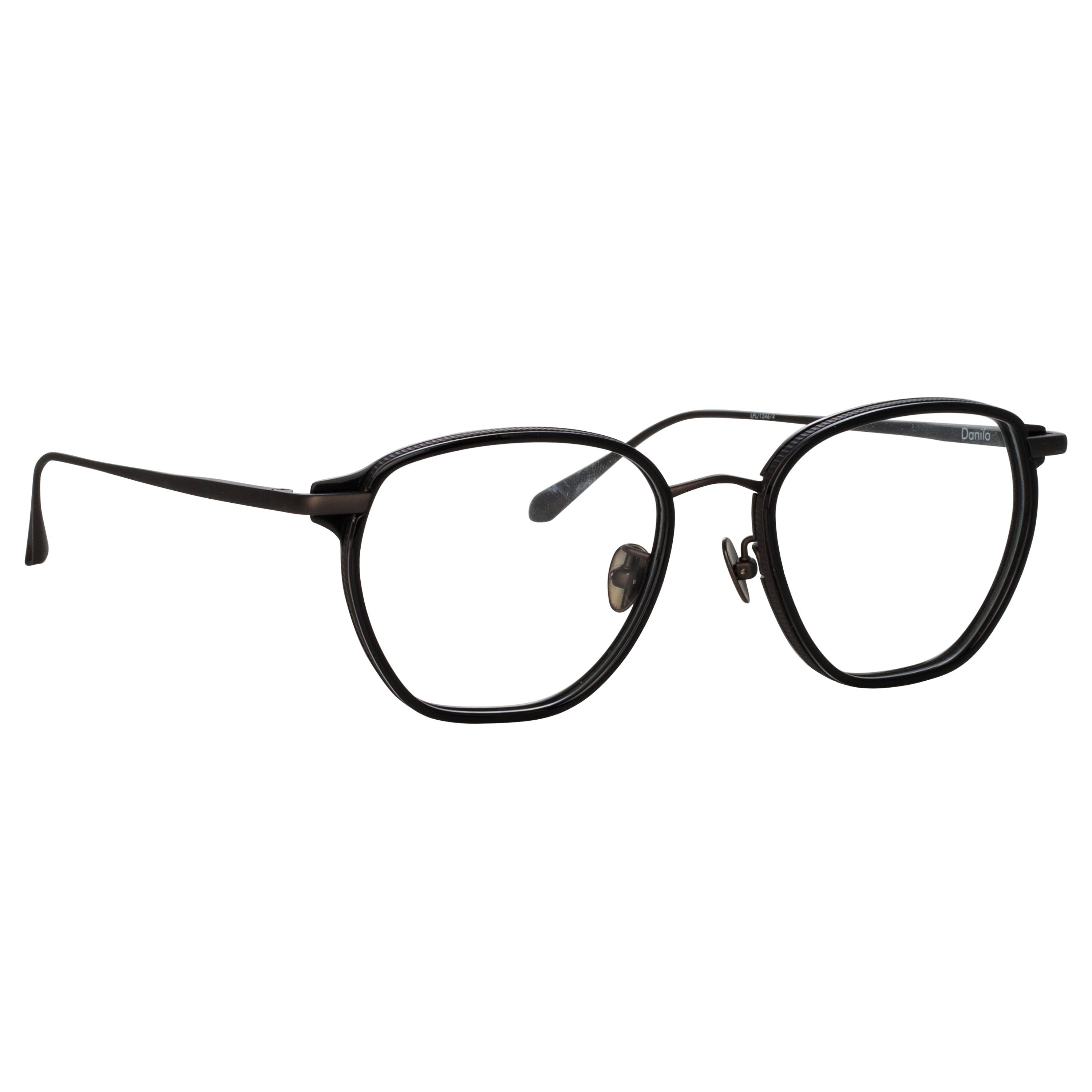 Danilo Optical Frame in Matt Nickel