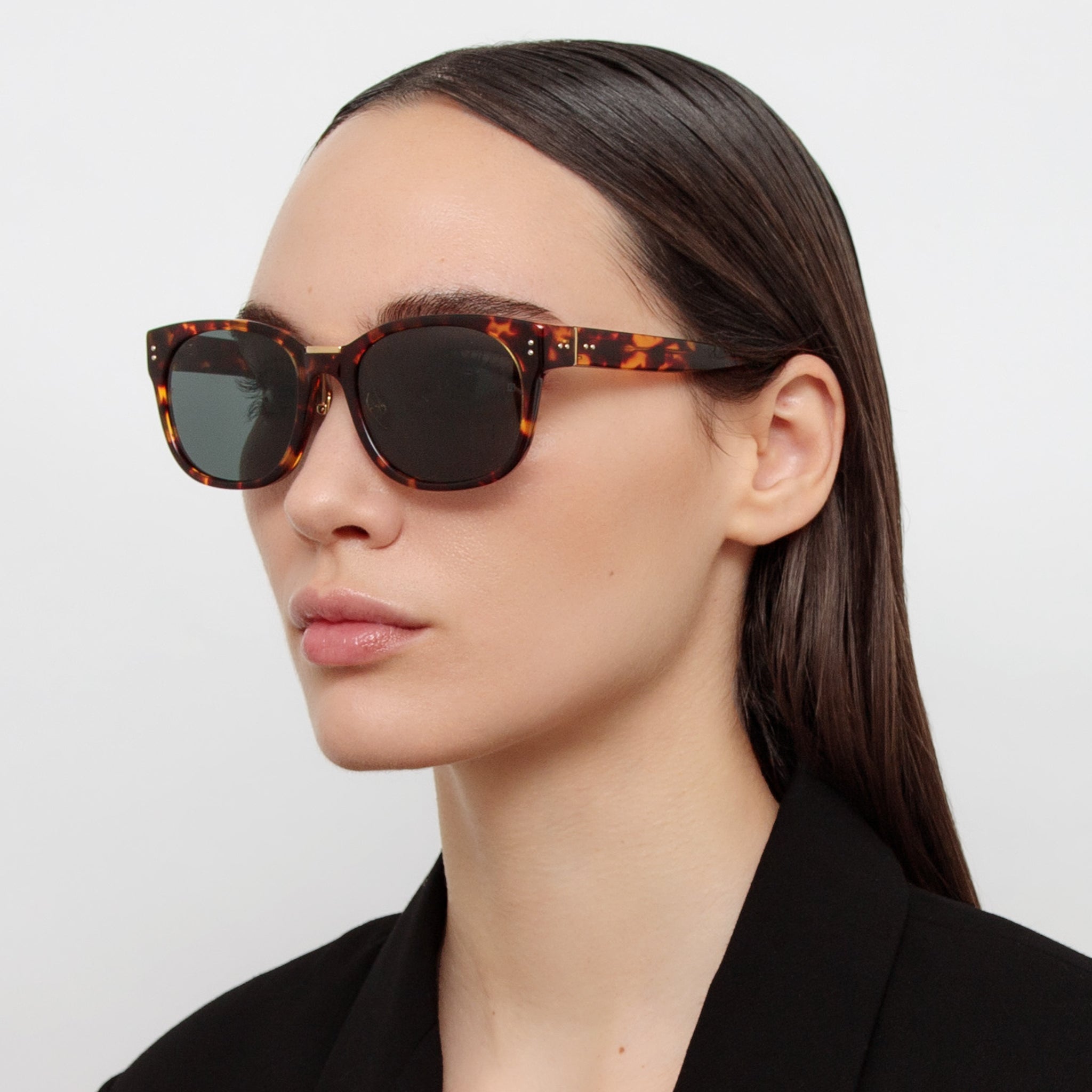 Cedric A Sunglasses in Tortoiseshell (Asian Fit)