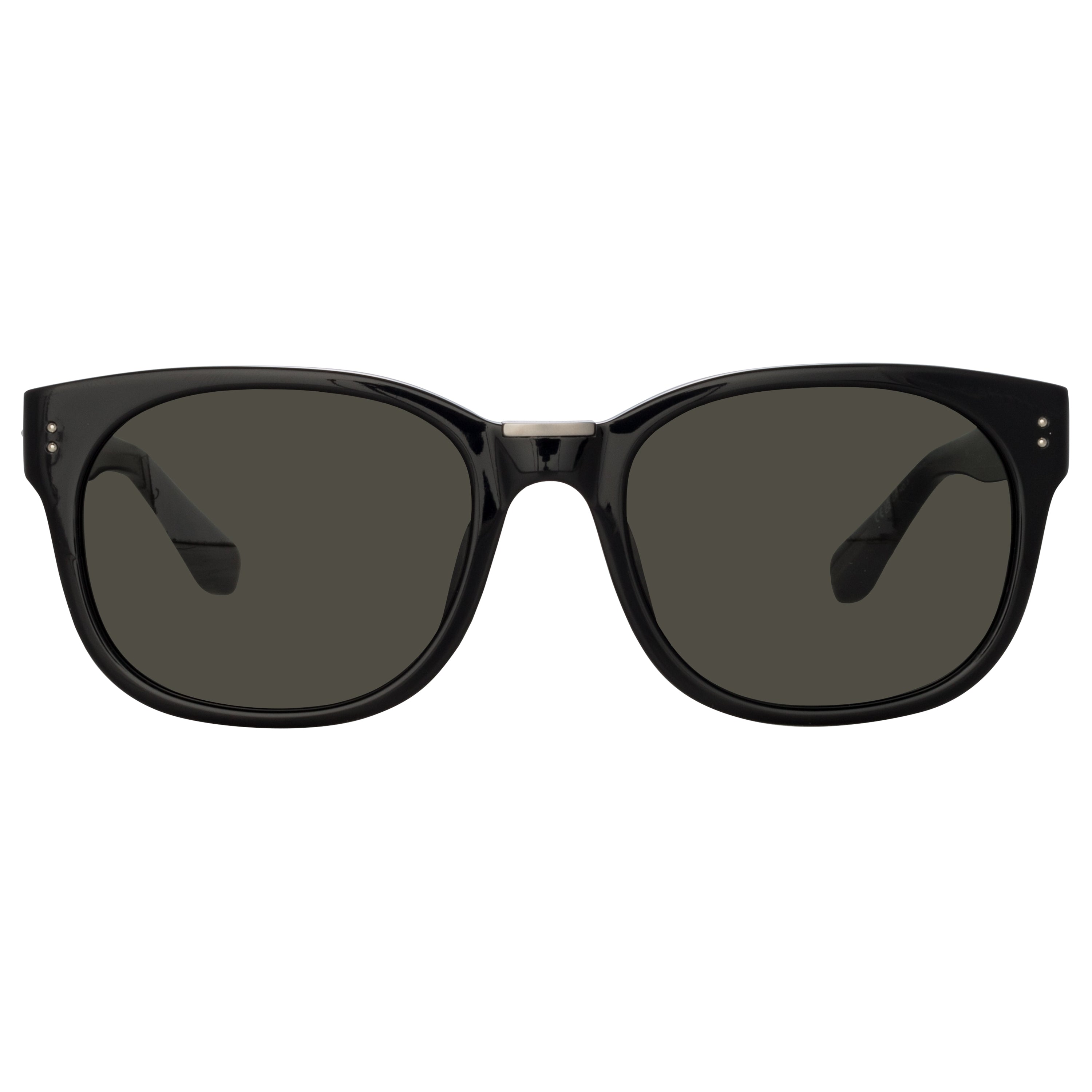 Cedric Sunglasses in Black and Nickel