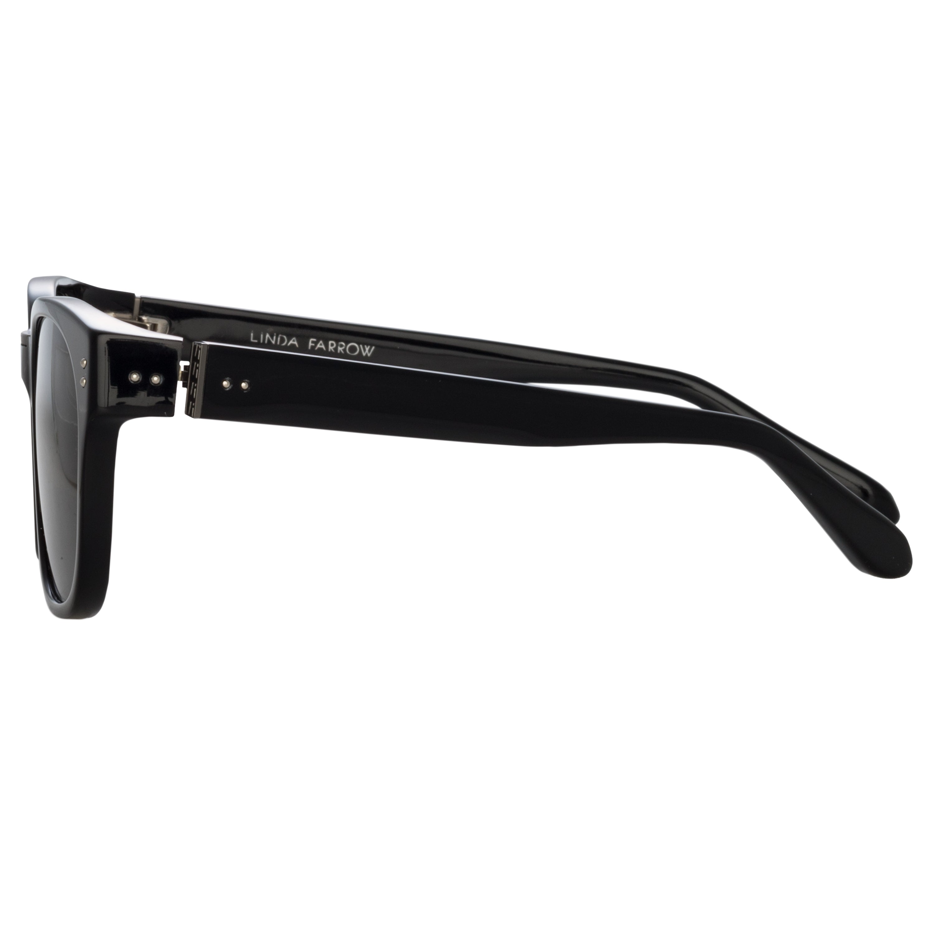 Cedric Sunglasses in Black and Nickel