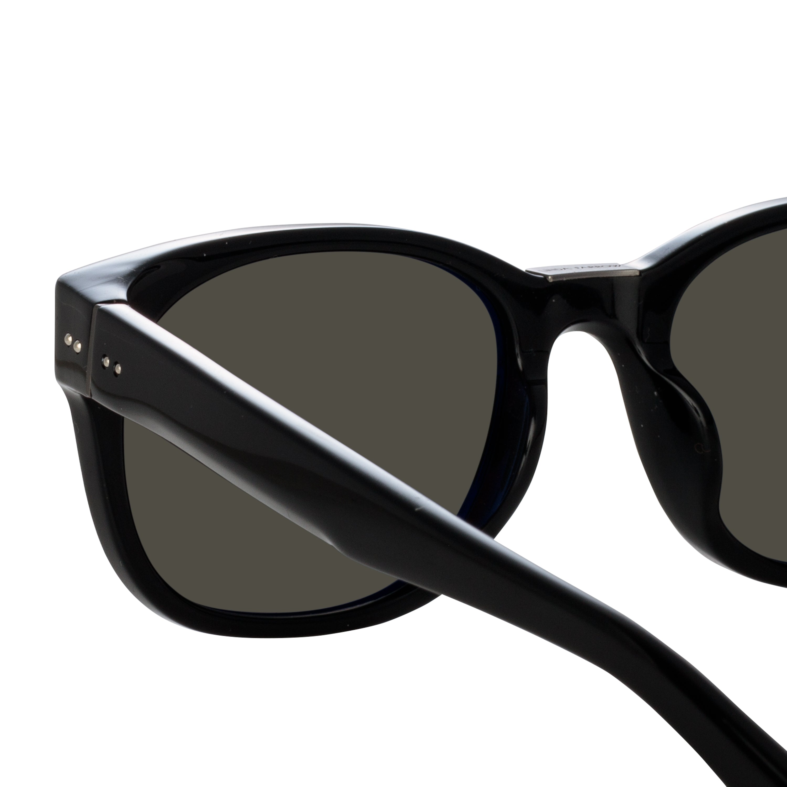 Cedric Sunglasses in Black and Nickel