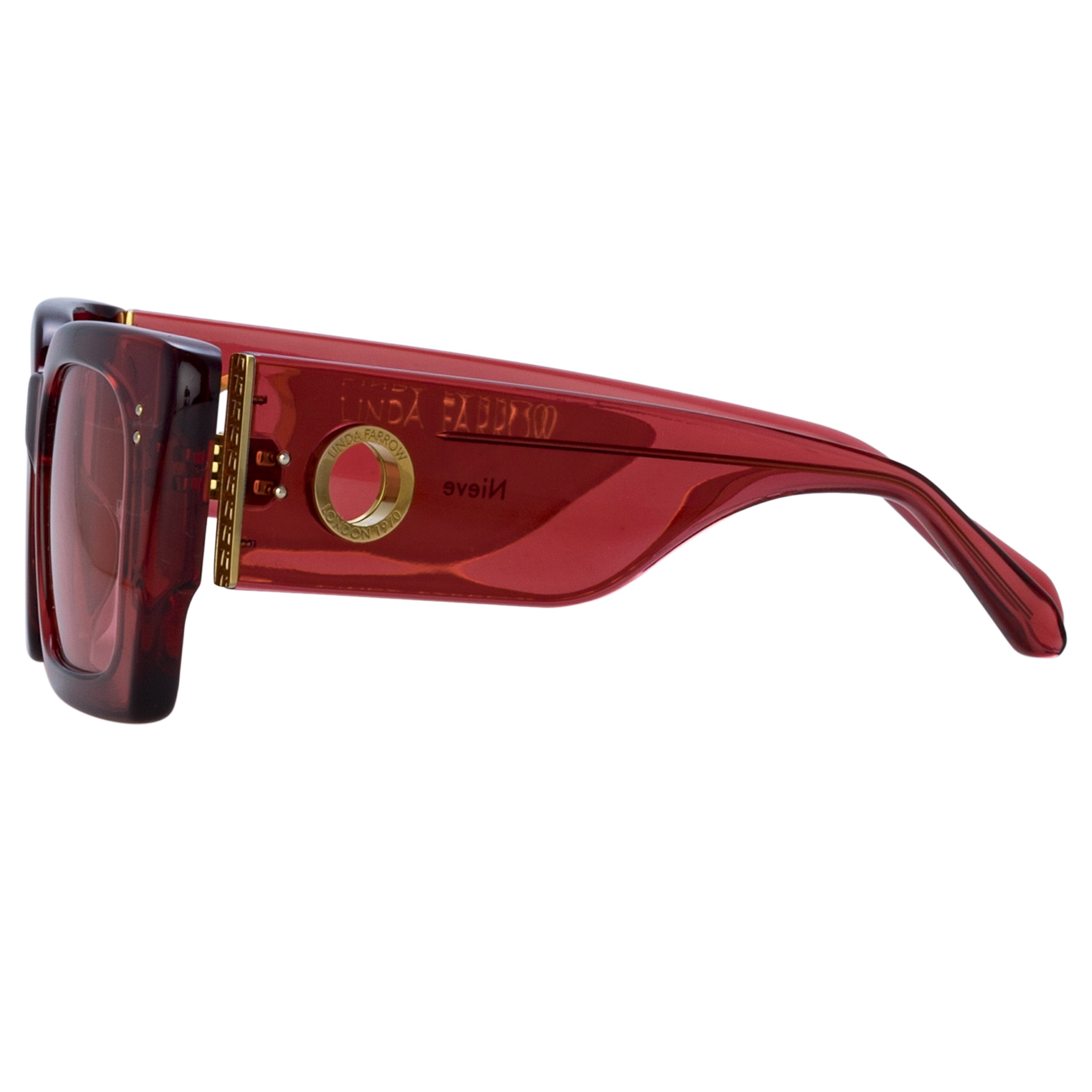 Nieve Sunglasses in Red