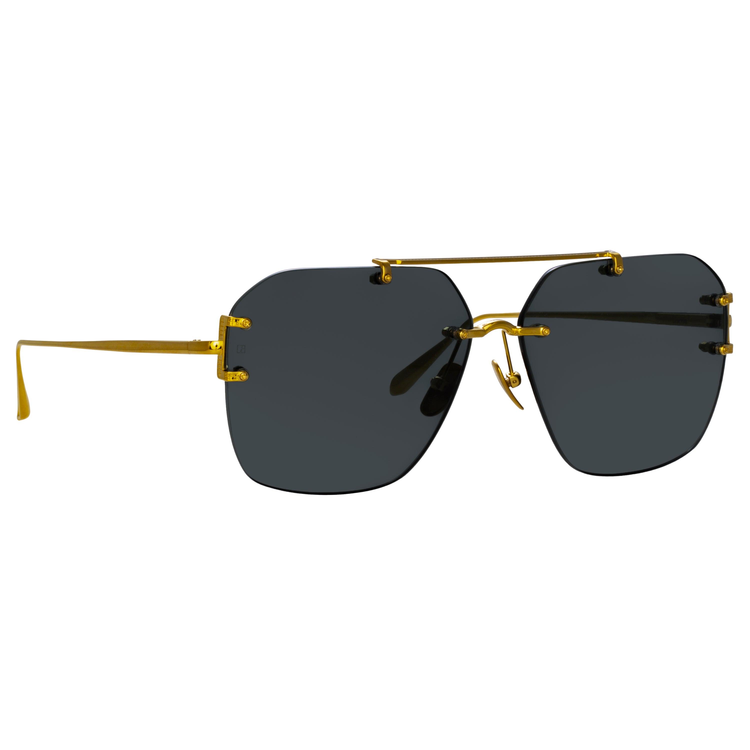 Reyner Sunglasses in Yellow Gold