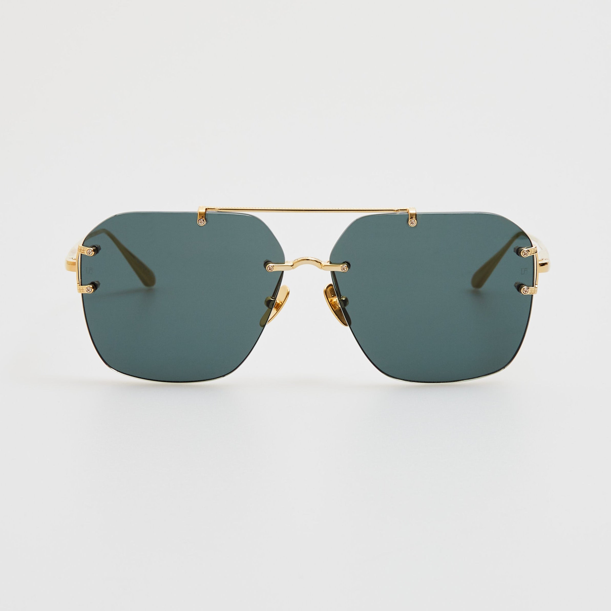 Reyner Sunglasses in 22K Yellow Gold
