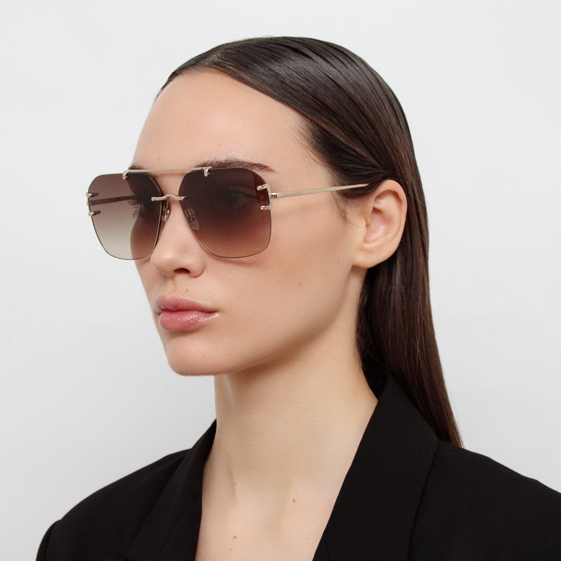 Reyner Sunglasses in Light Gold