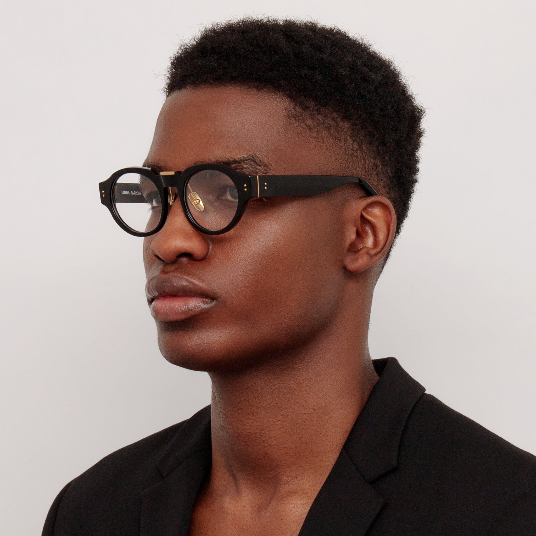 Men's Leon Optical Frame in Black